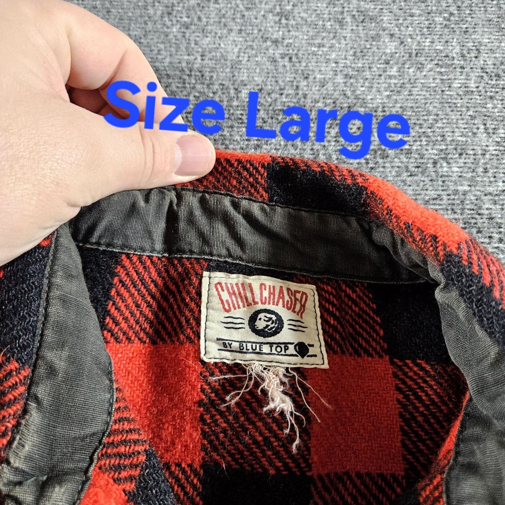 Vintage Chill Chaser Shirt Mens Large Red Black Buffalo Plaid Flannel Workwear 60s Plaid Outdoor Pockets Button-Up Size US L / EU 52-54 / 3 - 6 Thumbnail