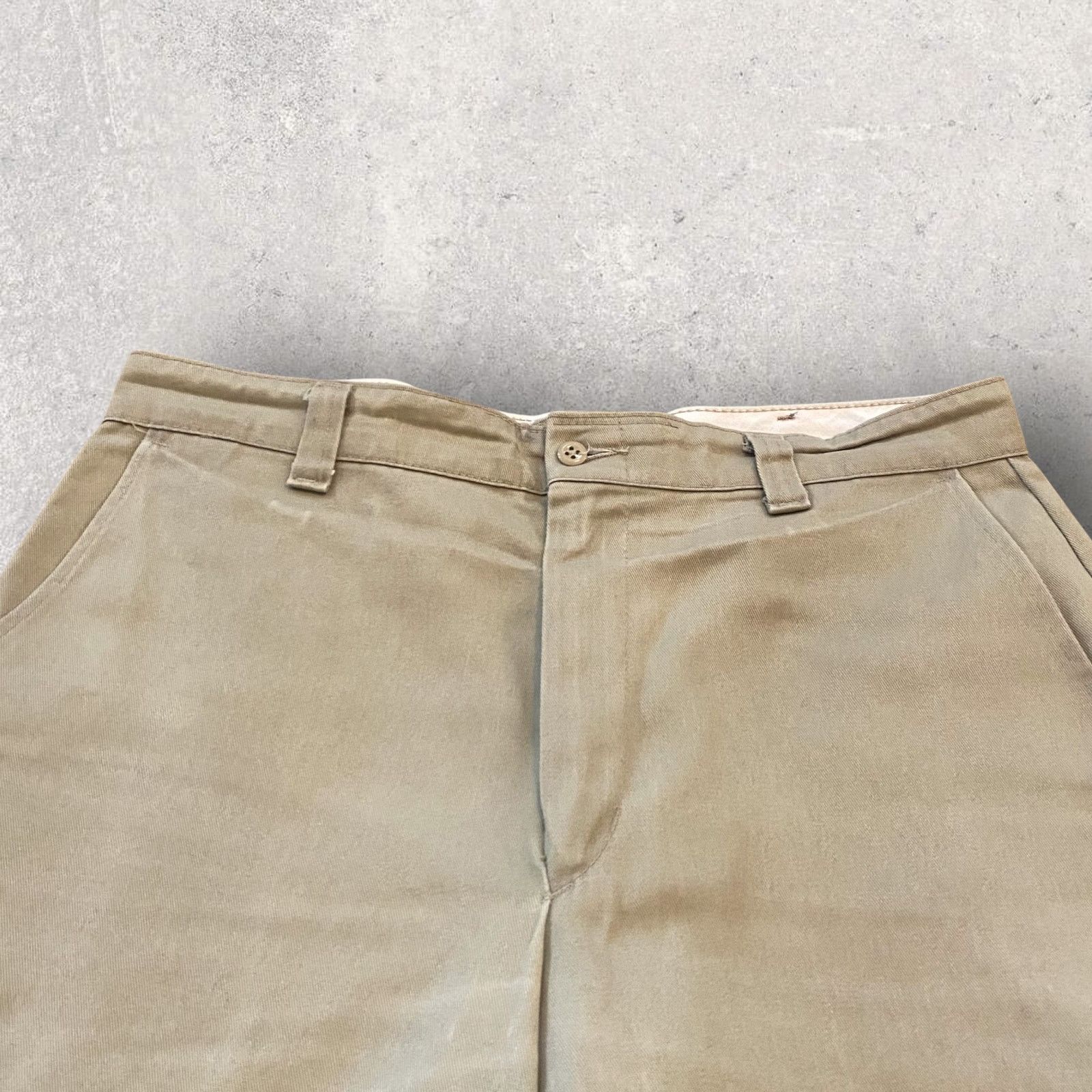 Vintage × Wrangler Vintage Big Ben Wrangler Khaki Twill Chino Work Pants Size US 32 / EU 48 - 3 Thumbnail