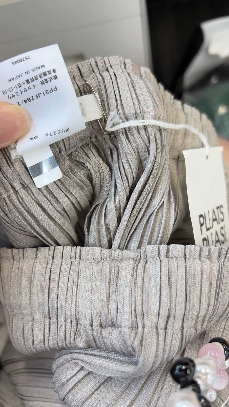 Issey Miyake issey miyake size:2 Grey wide-leg pants Size 42" / US 20 - 6 Thumbnail