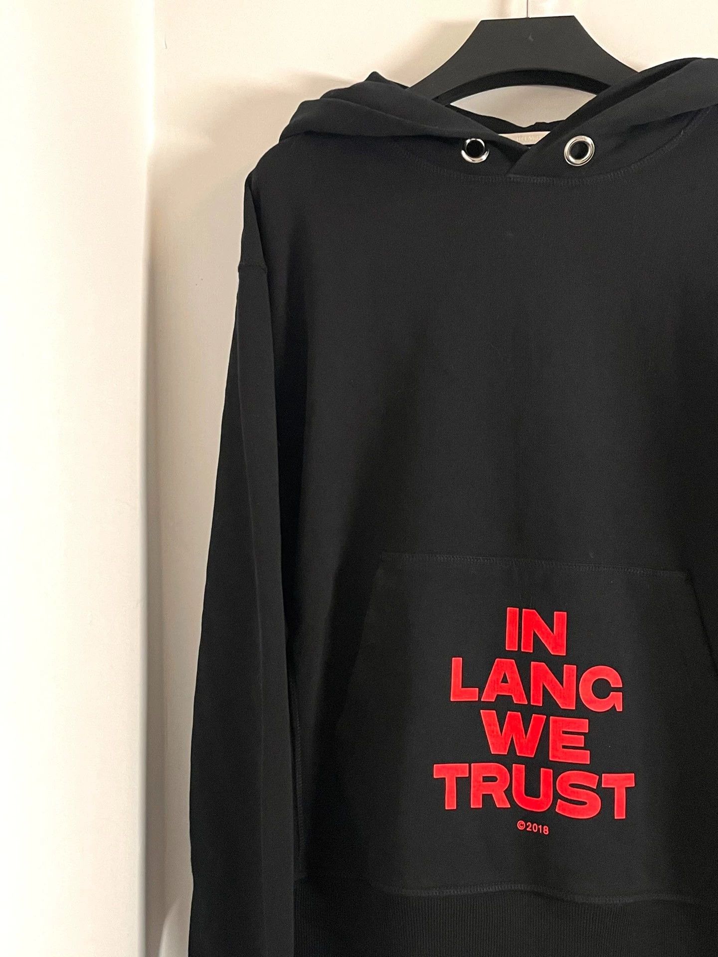 Helmut Lang Helmut Lang Slogan Short Hoodie Men M/Women L Red Black Size US M / EU 48-50 / 2 - 3 Thumbnail