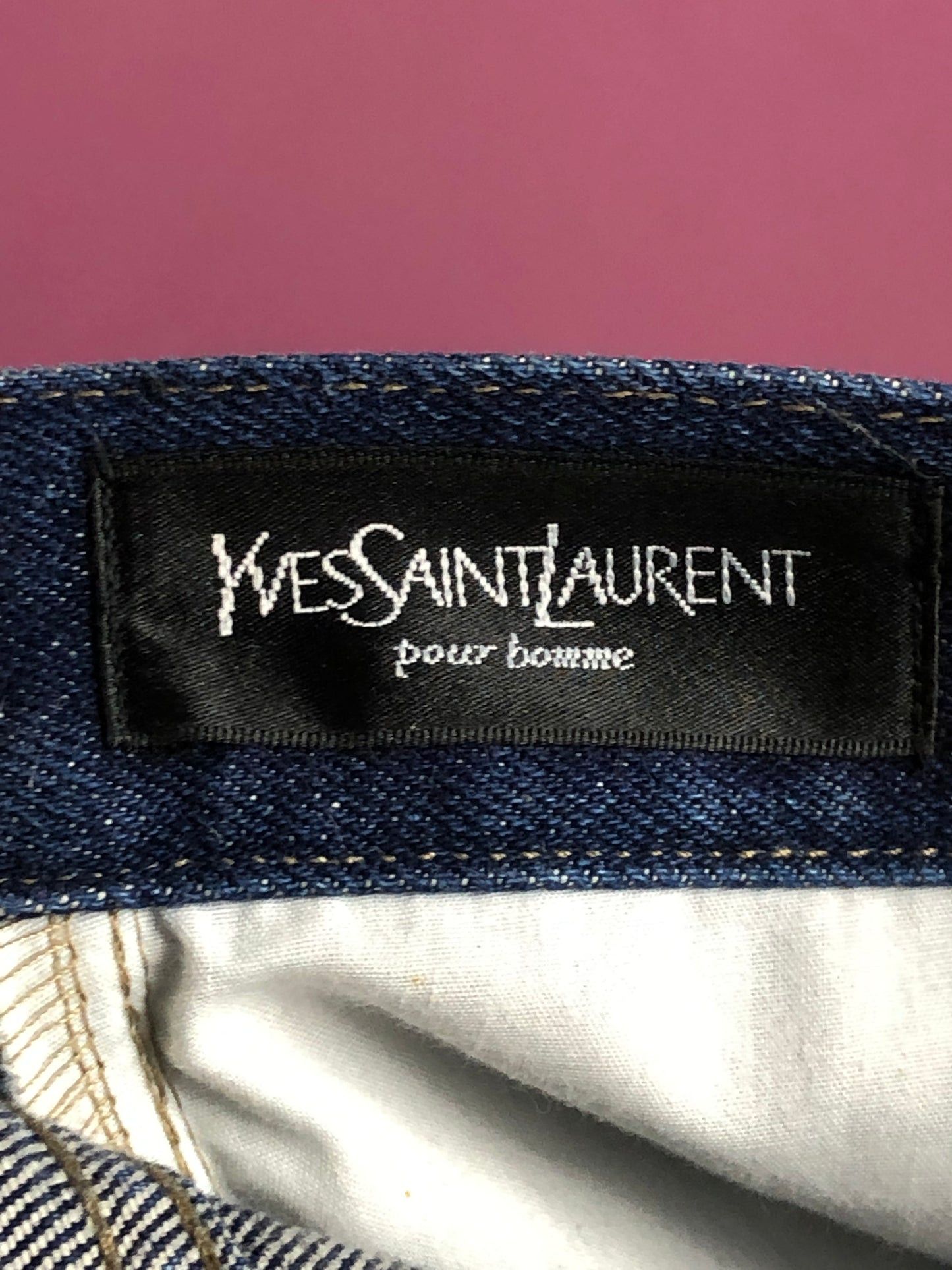 Vintage × Yves Saint Laurent Yves Saint Laurent Vintage Men's Jeans - 34 Size US 34 / EU 50 - 6 Thumbnail