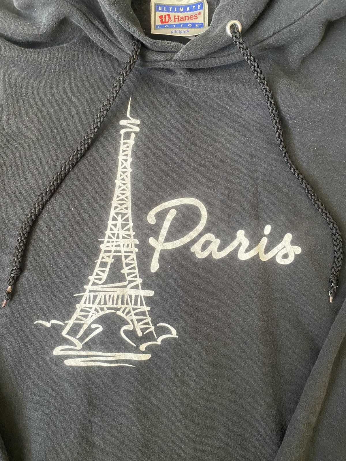 Vintage Vintage Hanes Ultimate (Paris) Hoodie Size US XXL / EU 58 / 5 - 2 Thumbnail
