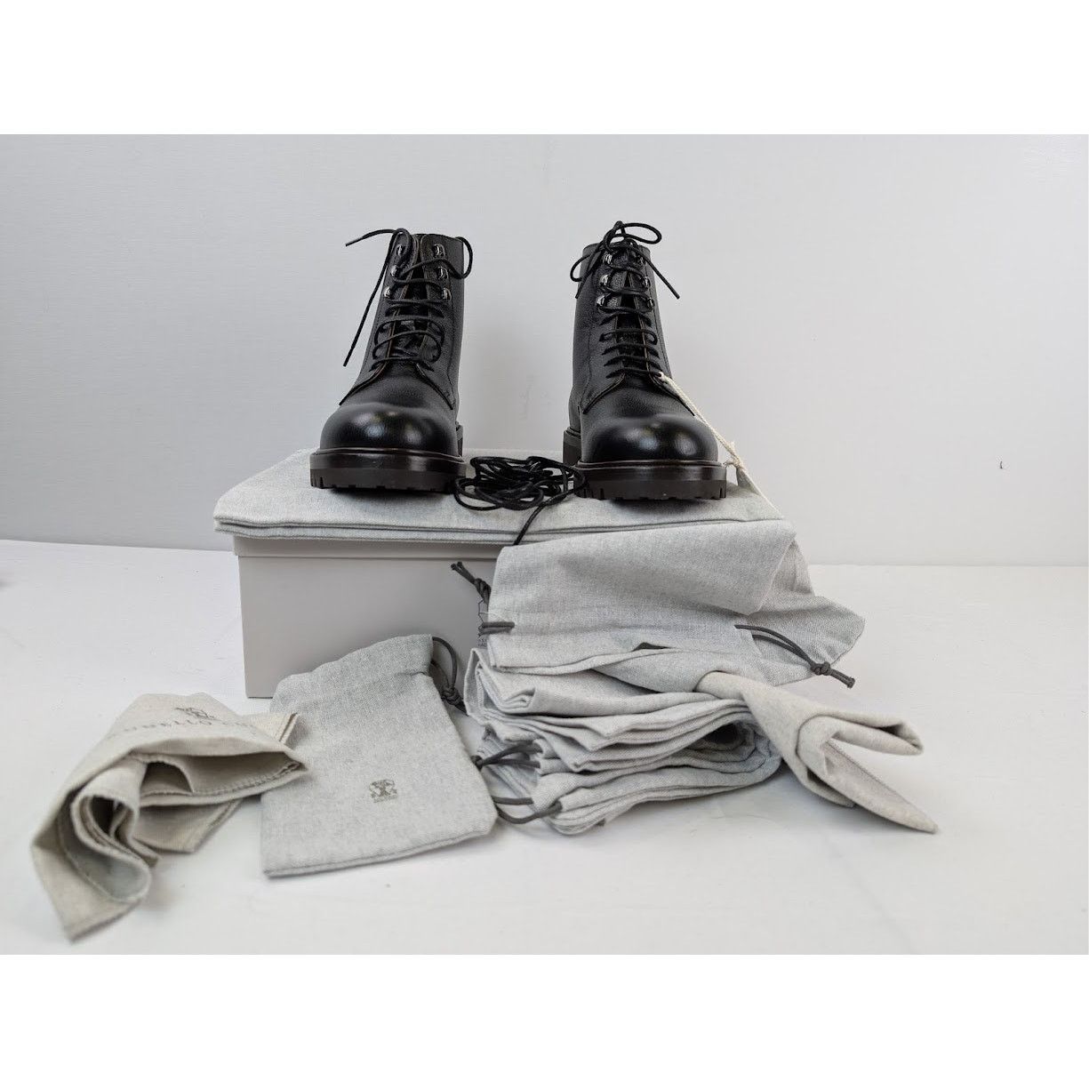 Brunello Cucinelli o1rshd1 Boots in Black Size US 8 / EU 41 - 17 Thumbnail