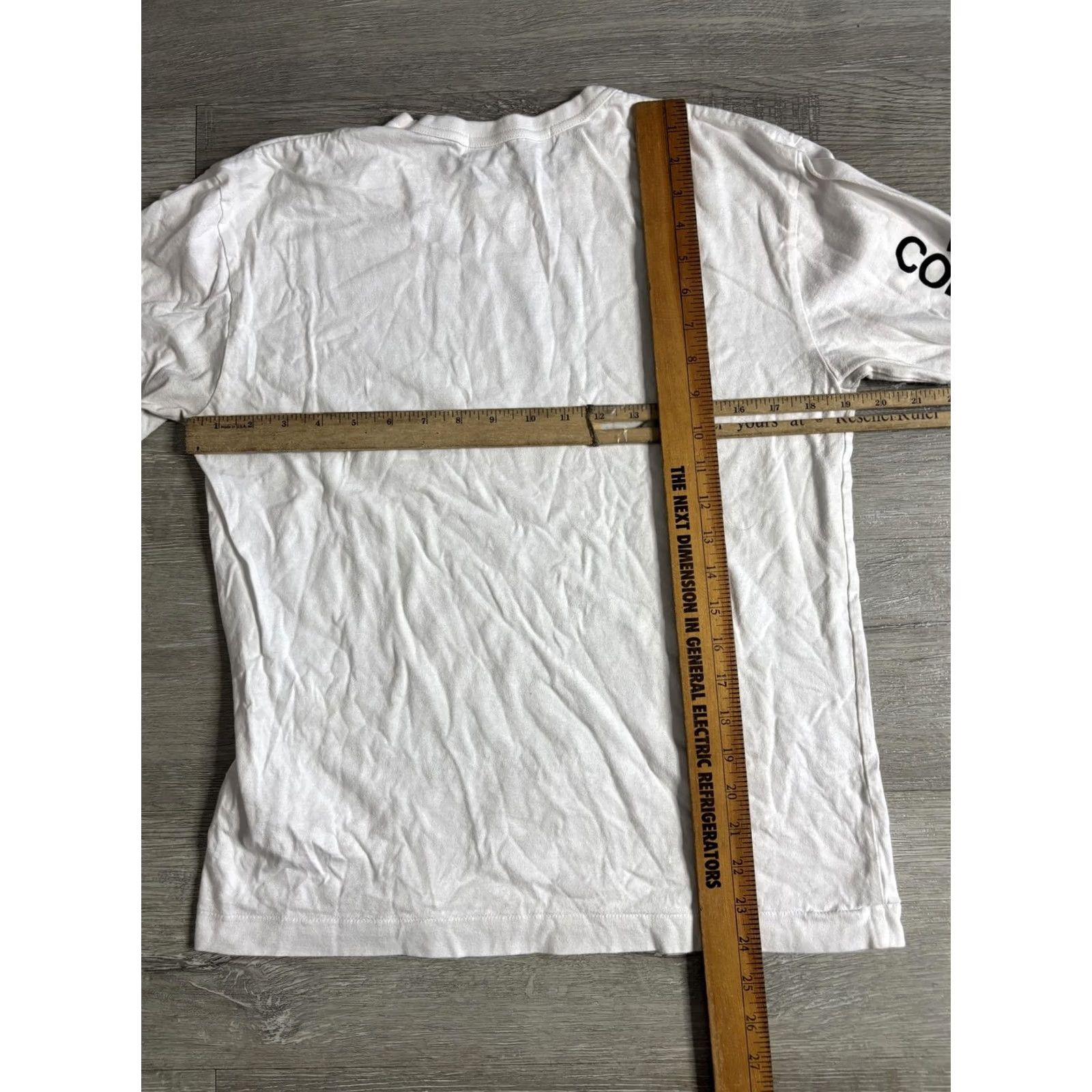 Vintage Comme Des Garcons Play Shirt Mens Large White Long Sleeve Heart Graphic Tee Size US L / EU 52-54 / 3 - 6 Thumbnail