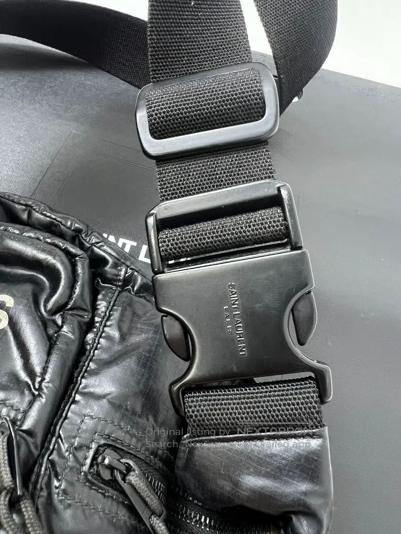 Saint Laurent Paris Saint Laurent Paris Black Glossy Waist Bag Size ONE SIZE - 4 Thumbnail