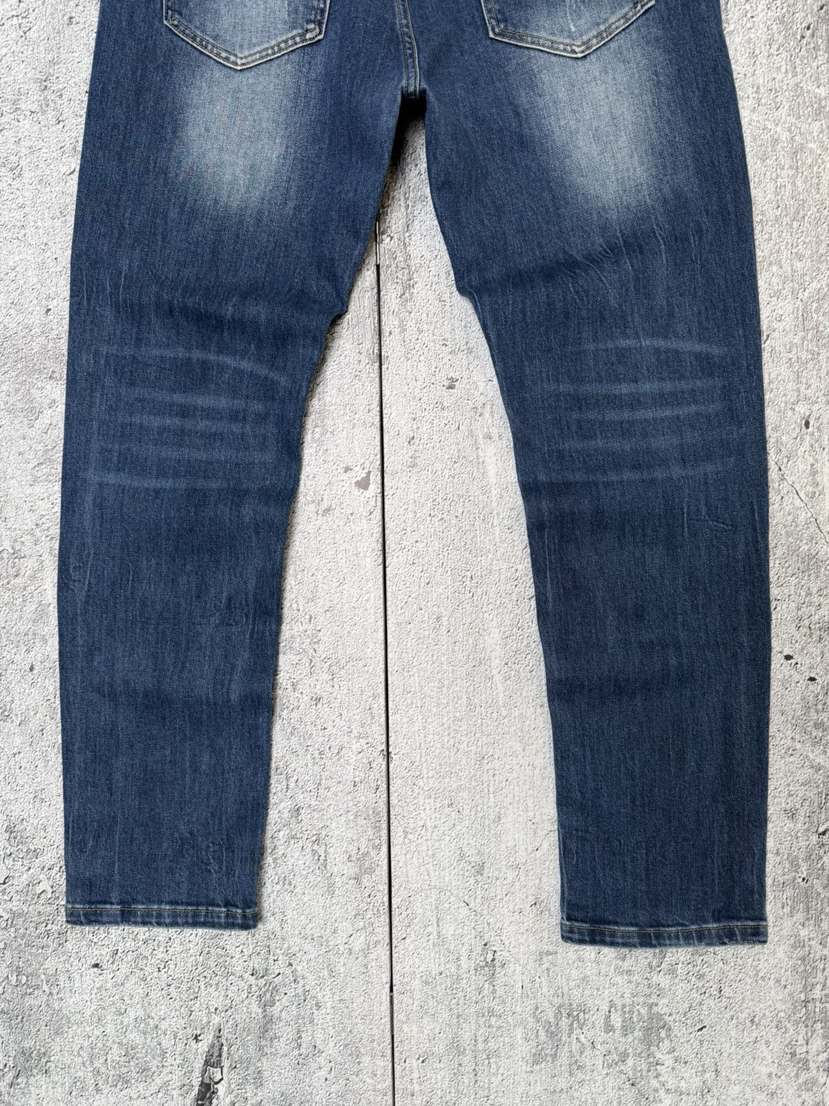 Dsquared2 Dsquared2 Distressed Denim Blue Slim Jeans Men’s Size 54 Size US 38 / EU 54 - 10 Thumbnail