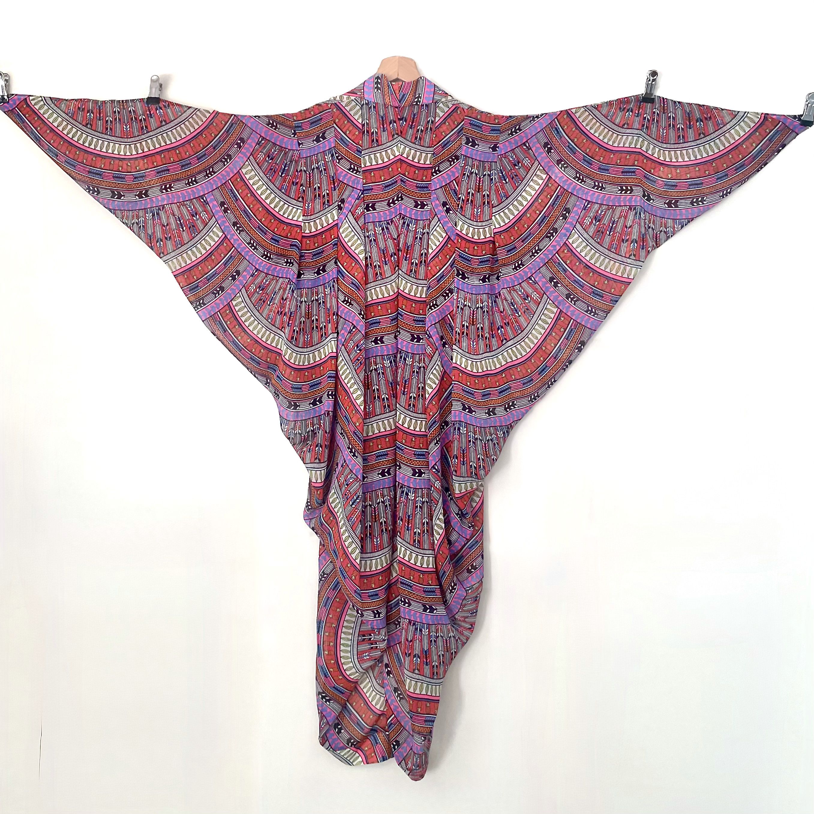 Mara Hoffman Mara Hoffman Rainbow Cocoon Duster / Beach Cover-up Size ONE SIZE - 7 Thumbnail