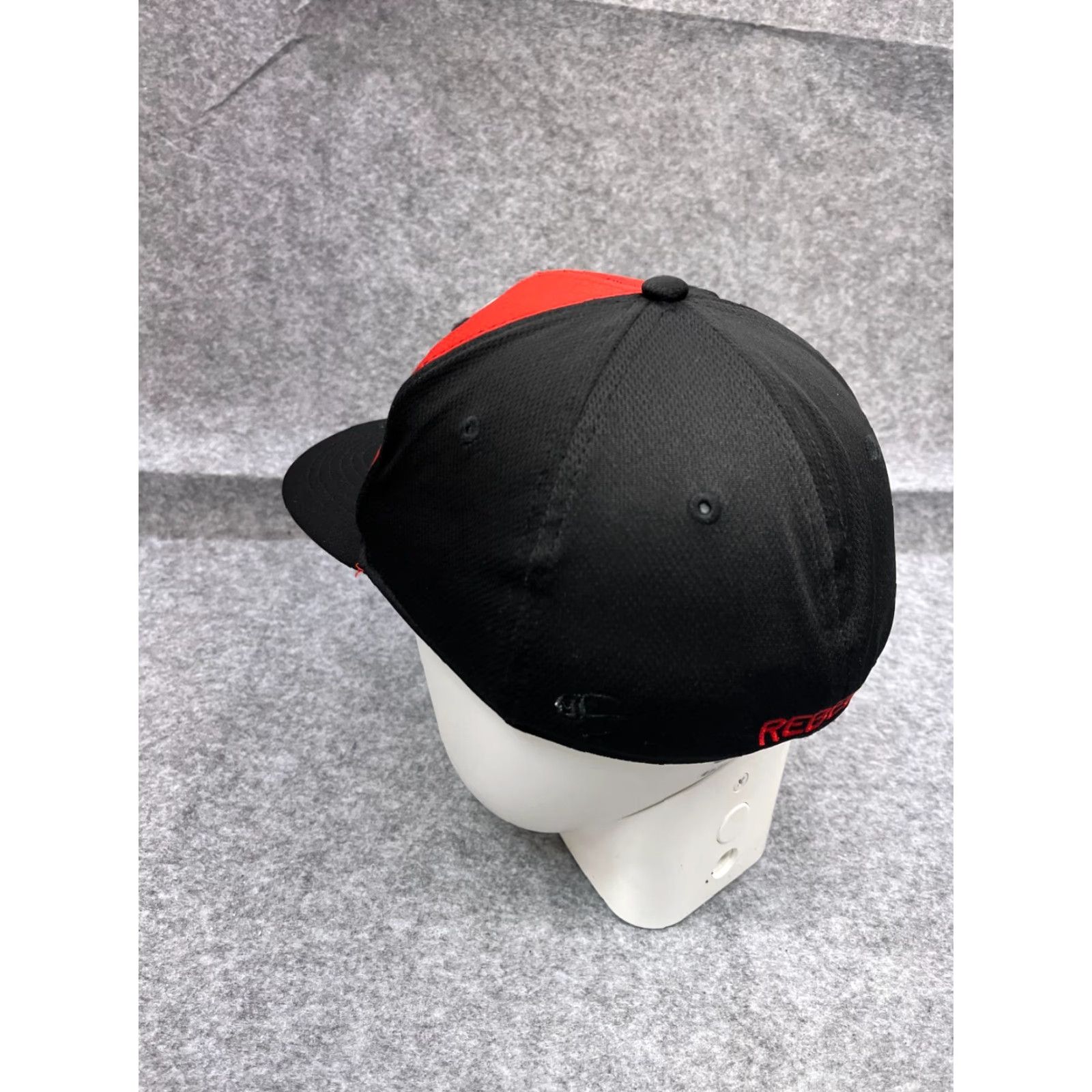 Vintage OC Sports Baseball Hat Cap Fitted Adult Large Black Red Polyester Size ONE SIZE - 5 Thumbnail