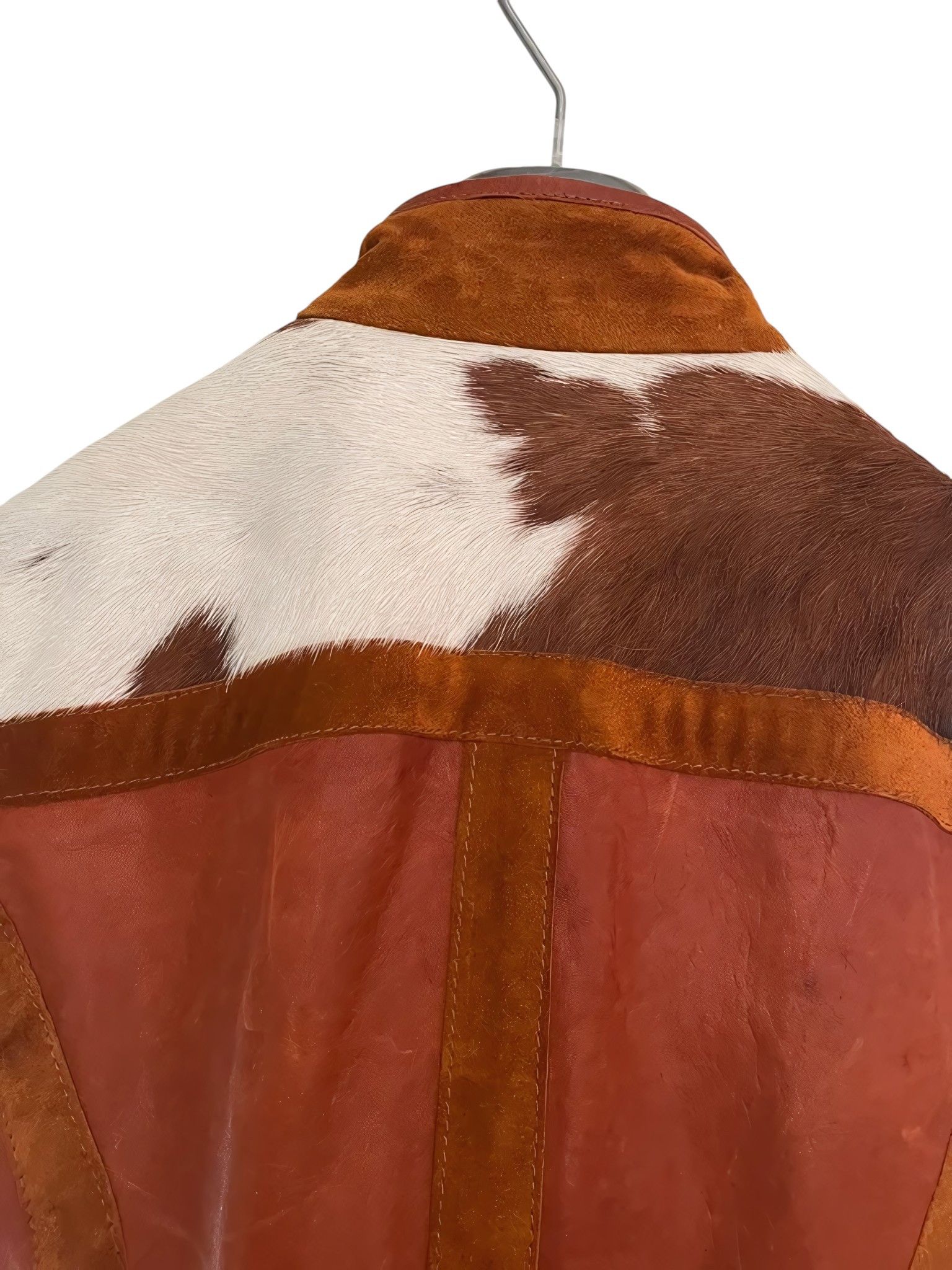 Roberto Cavalli ARCHIVE WESTERN COWBOY LEATHER JACKET Size S / US 4 / IT 40 - 6 Thumbnail