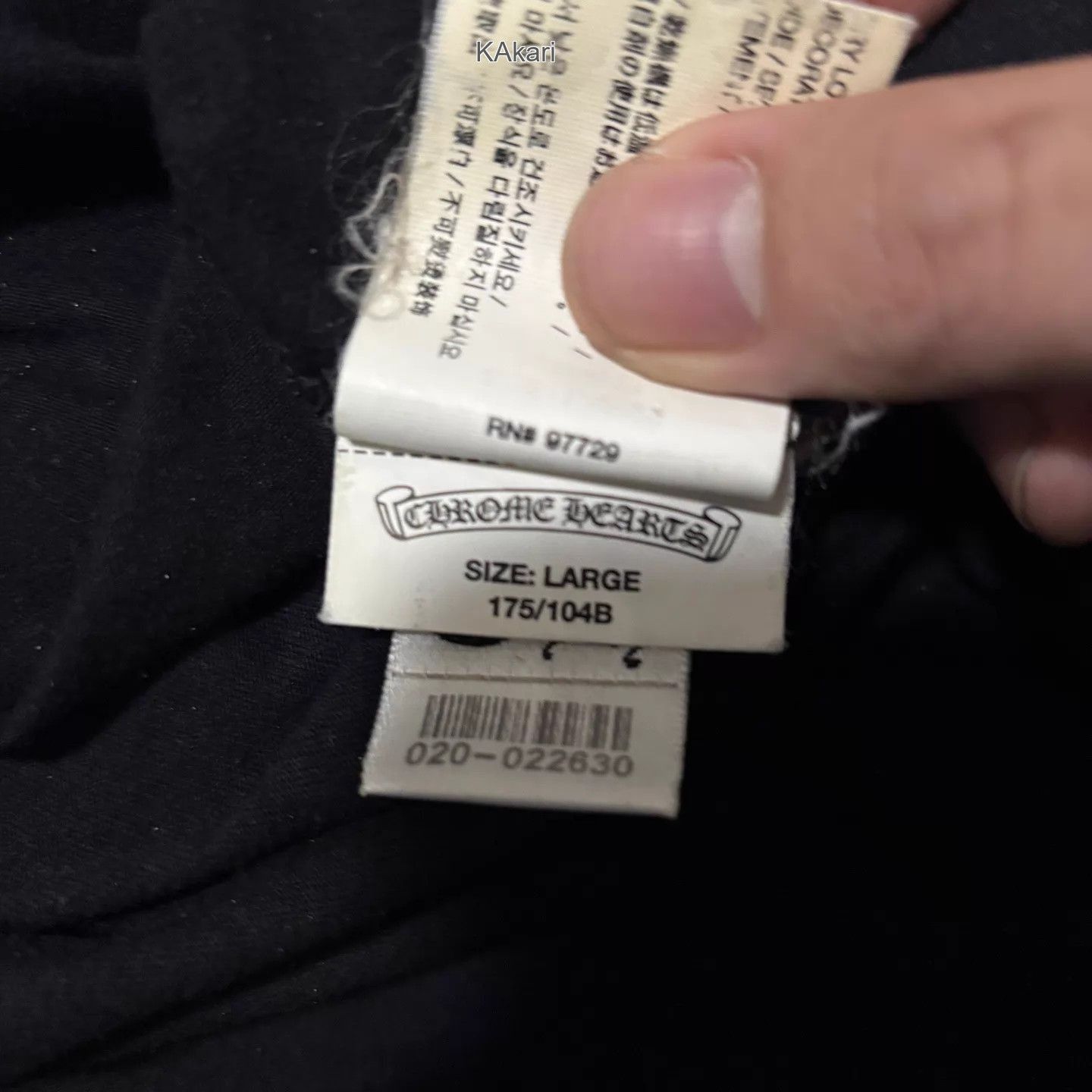 Chrome Hearts Black Short Sleeve Pocket Tee with White Graphics Size US XXS / EU 40 - 5 Thumbnail