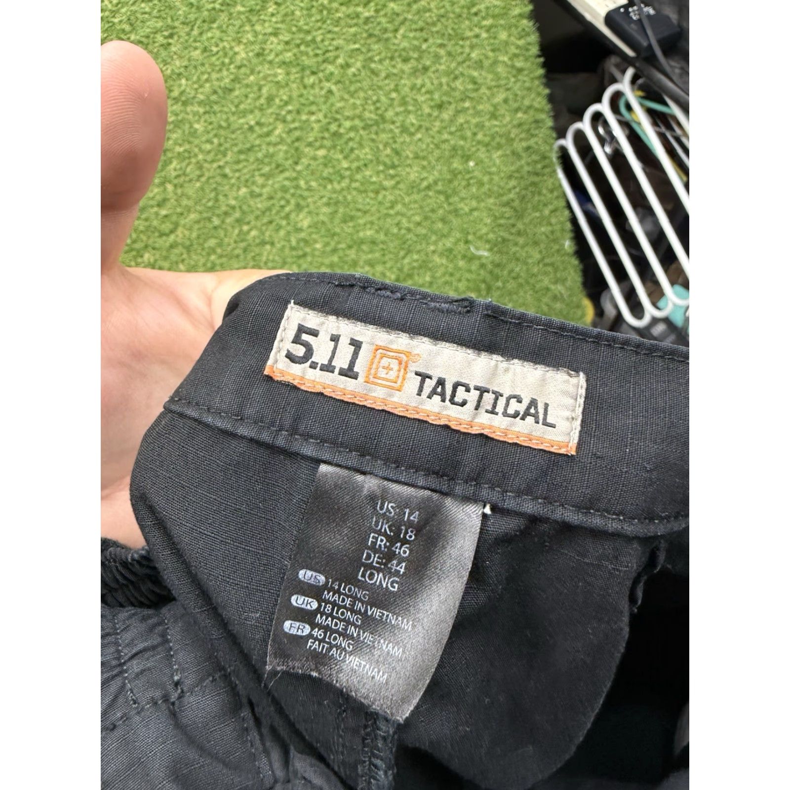 Vintage 5.11 Tactical Pants Womens 14 32x30 Brown Cargo Straight Workwear Utility EMS Size 38" / US 16 / IT 52 - 4 Thumbnail