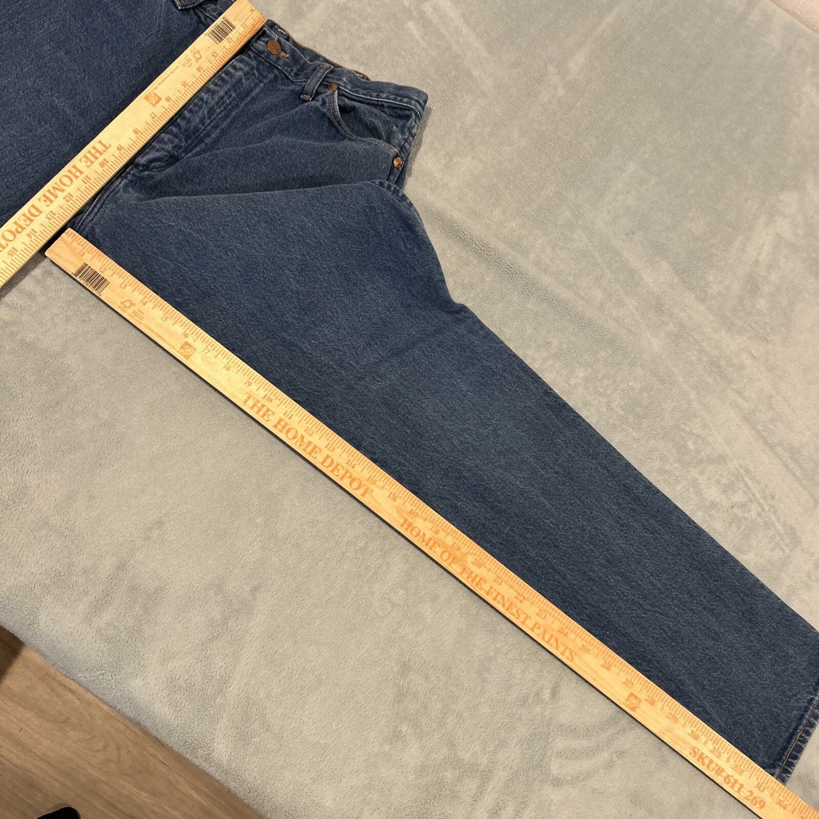 Wrangler Wrangler USA Made Straight Jeans Womens 13 31x34 12MWZG Size 31" - 10 Thumbnail