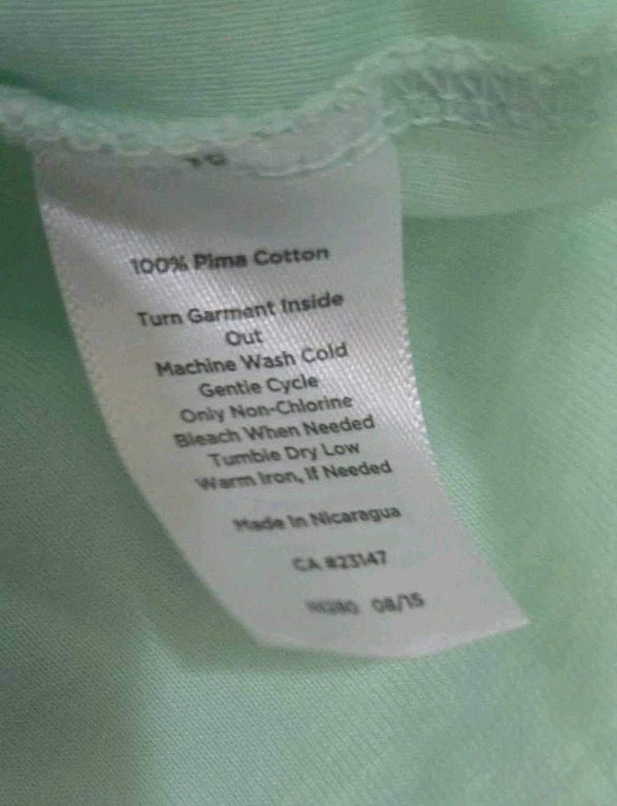 Other Talbots Bateau Neck Tee Top Pima Cotton 3 Quarter Sleeves Te Size L / US 10 / IT 46 - 3 Thumbnail