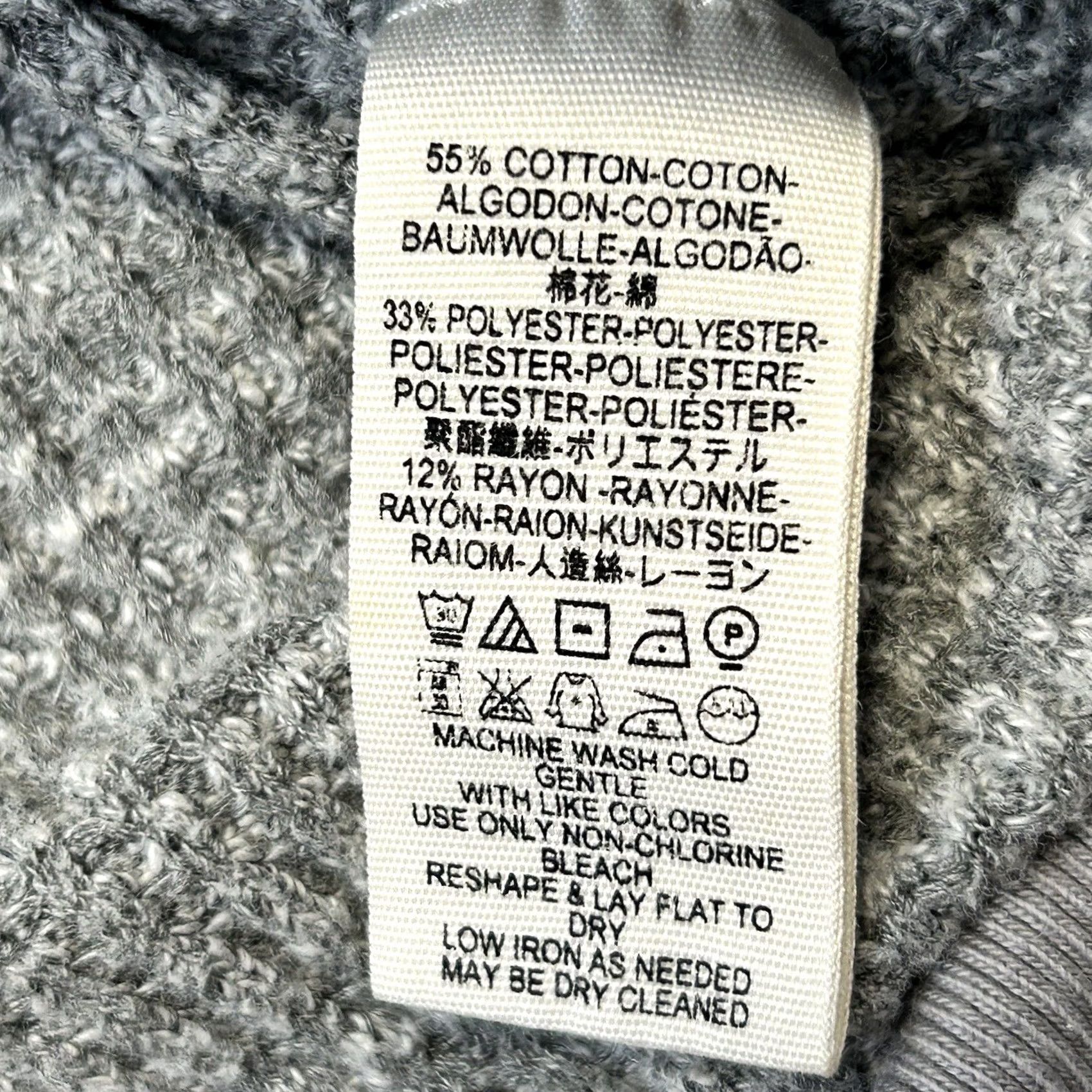 Vintage We the Free People Thermal Waffle Knit Top Shirt Gray Small Oversized Dolman Sleeve Round Neck Blouse Women Fall Winter Bohemian Size S / US 4 / IT 40 - 6 Thumbnail