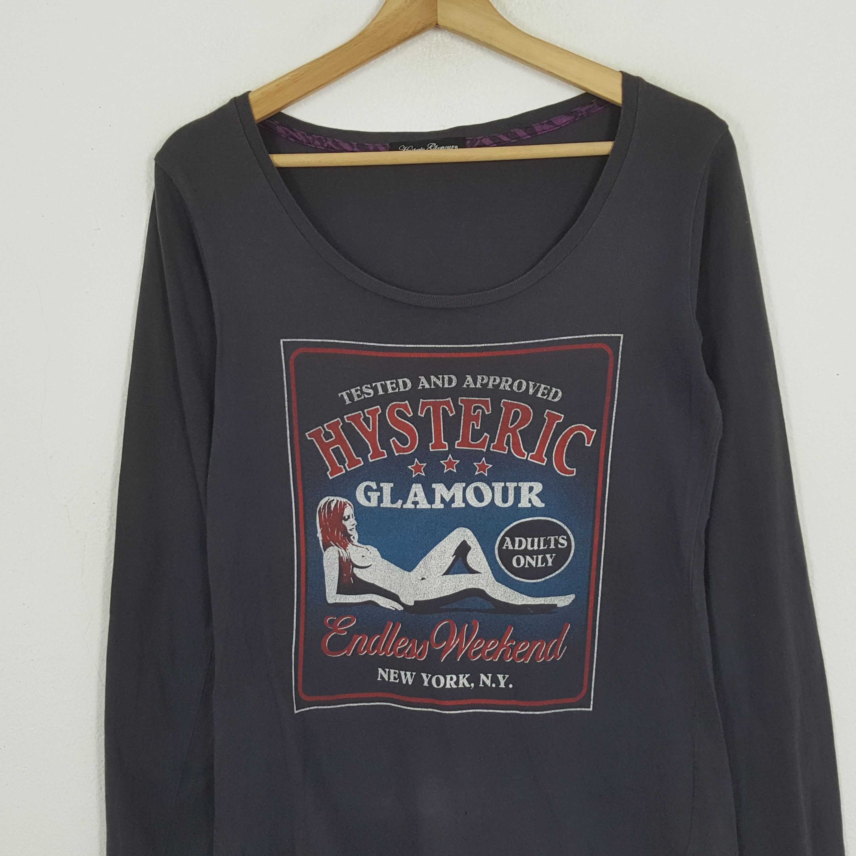 Hysteric Glamour × Japanese Brand × Vintage Vintage HYSTERIC GLAMOUR Japanese Fashion Brand T-Shirts Size S / US 4 / IT 40 - 2 Thumbnail