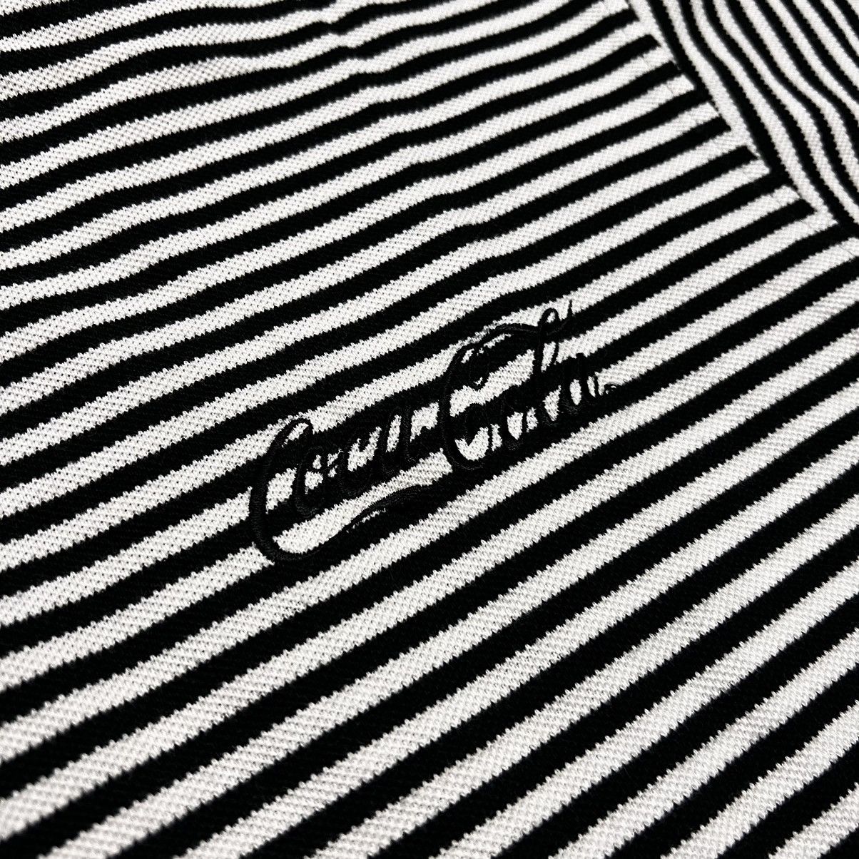 Coca Cola Vintage Coca Cola Striped Polo Shirt Logo Promo Soda Rugby Size US L / EU 52-54 / 3 - 5 Thumbnail