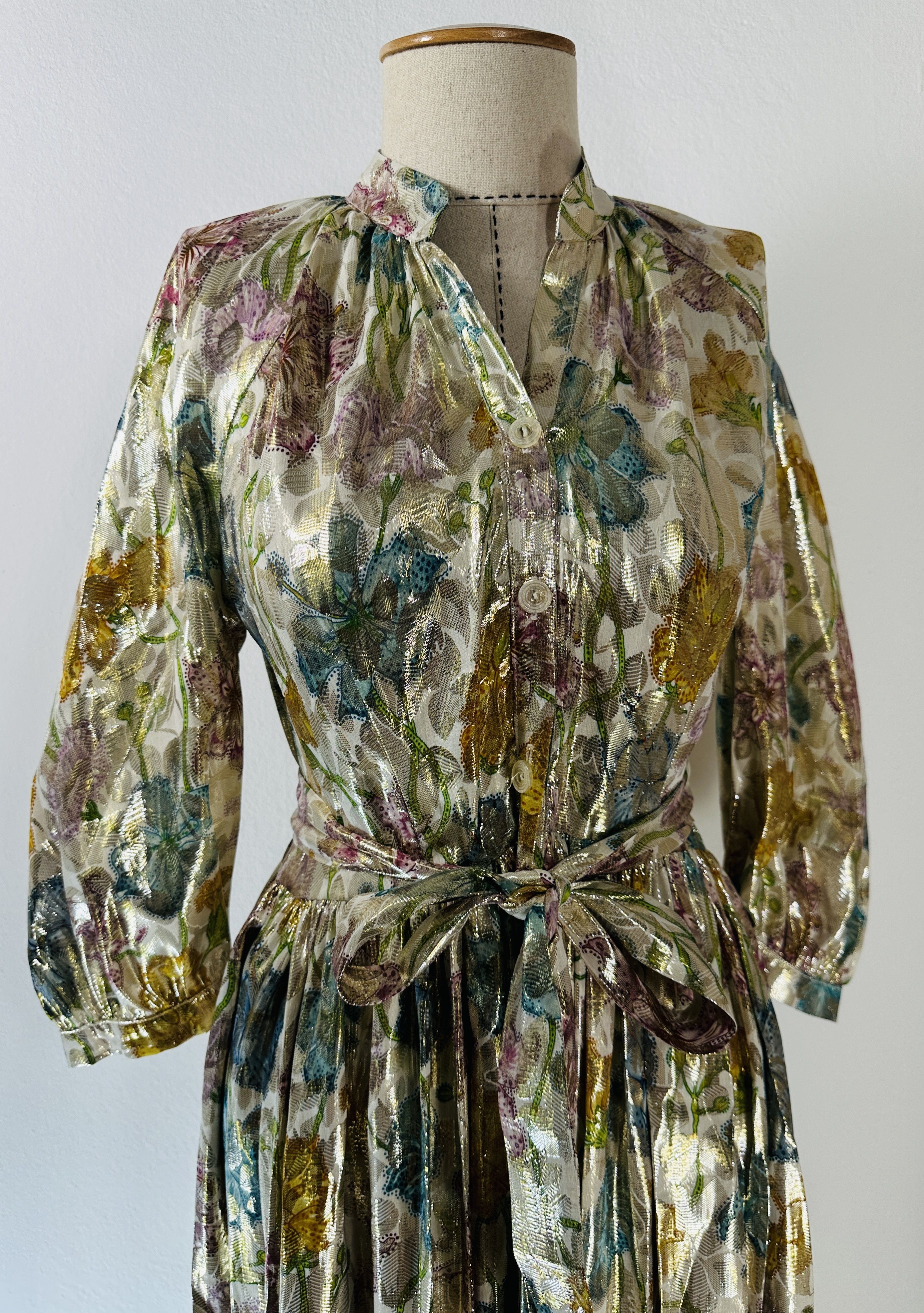 Designer Hayley Menzies silk dress maxi Size M / US 6-8 / IT 42-44 - 2 Thumbnail