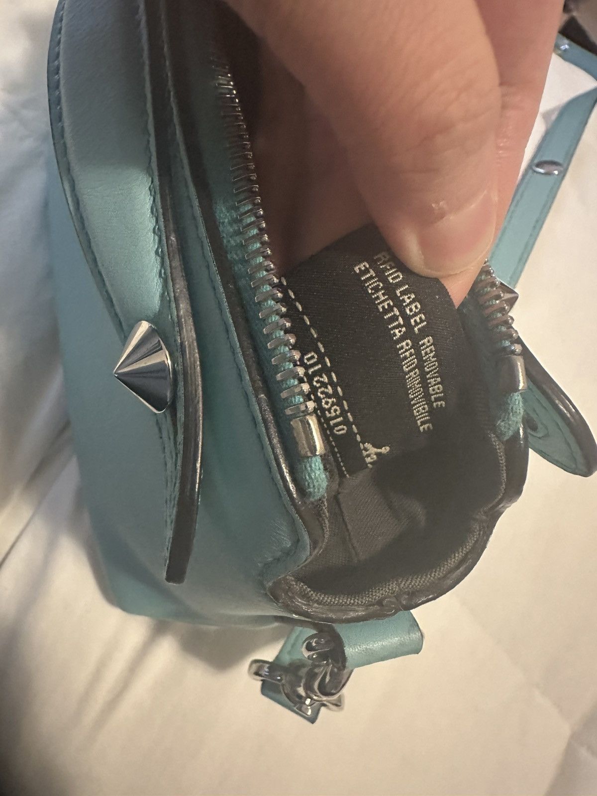 Fendi Fendi turquoise/tiffany blue by the way bag mini Size ONE SIZE - 13 Thumbnail