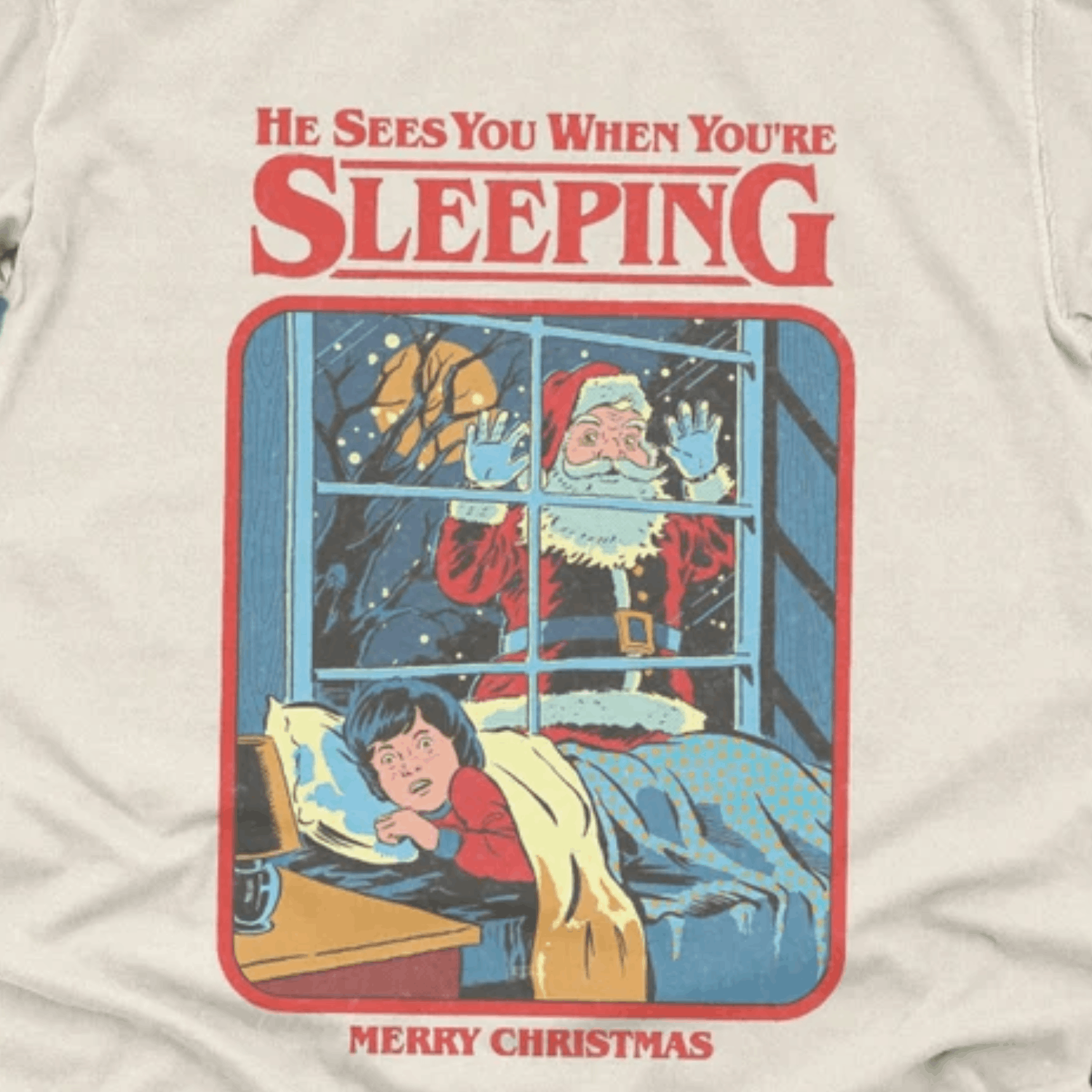 Vintage Vintage Creepy Santa Clause TShirt, Funny Retro 90s Shirt Size US L / EU 52-54 / 3 - 2 Thumbnail