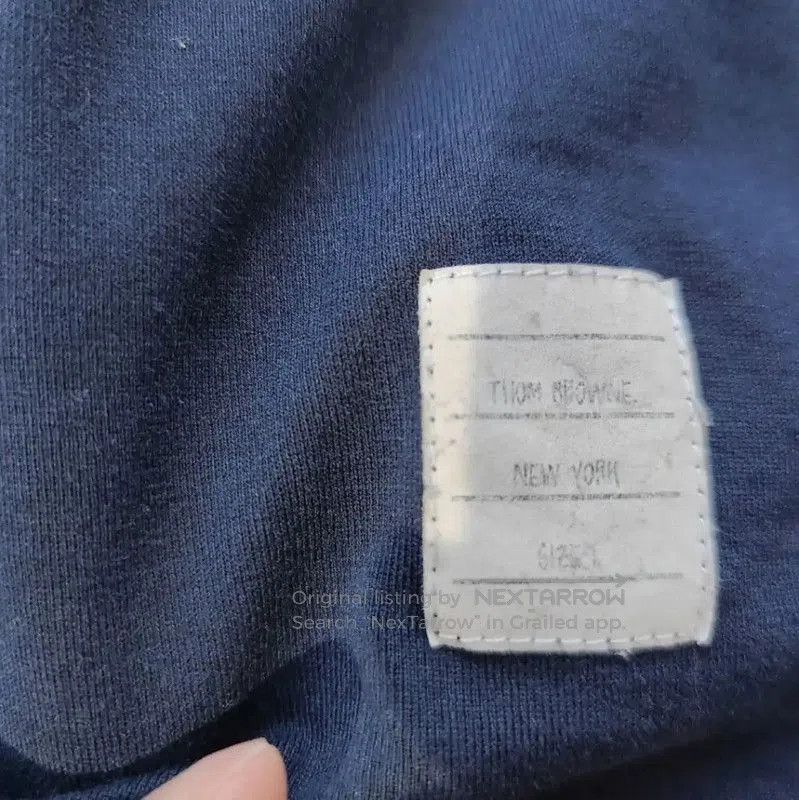 Thom Browne Thom Browne Women's Navy Cotton Sweatshirt . Size M / US 6-8 / IT 42-44 - 4 Thumbnail