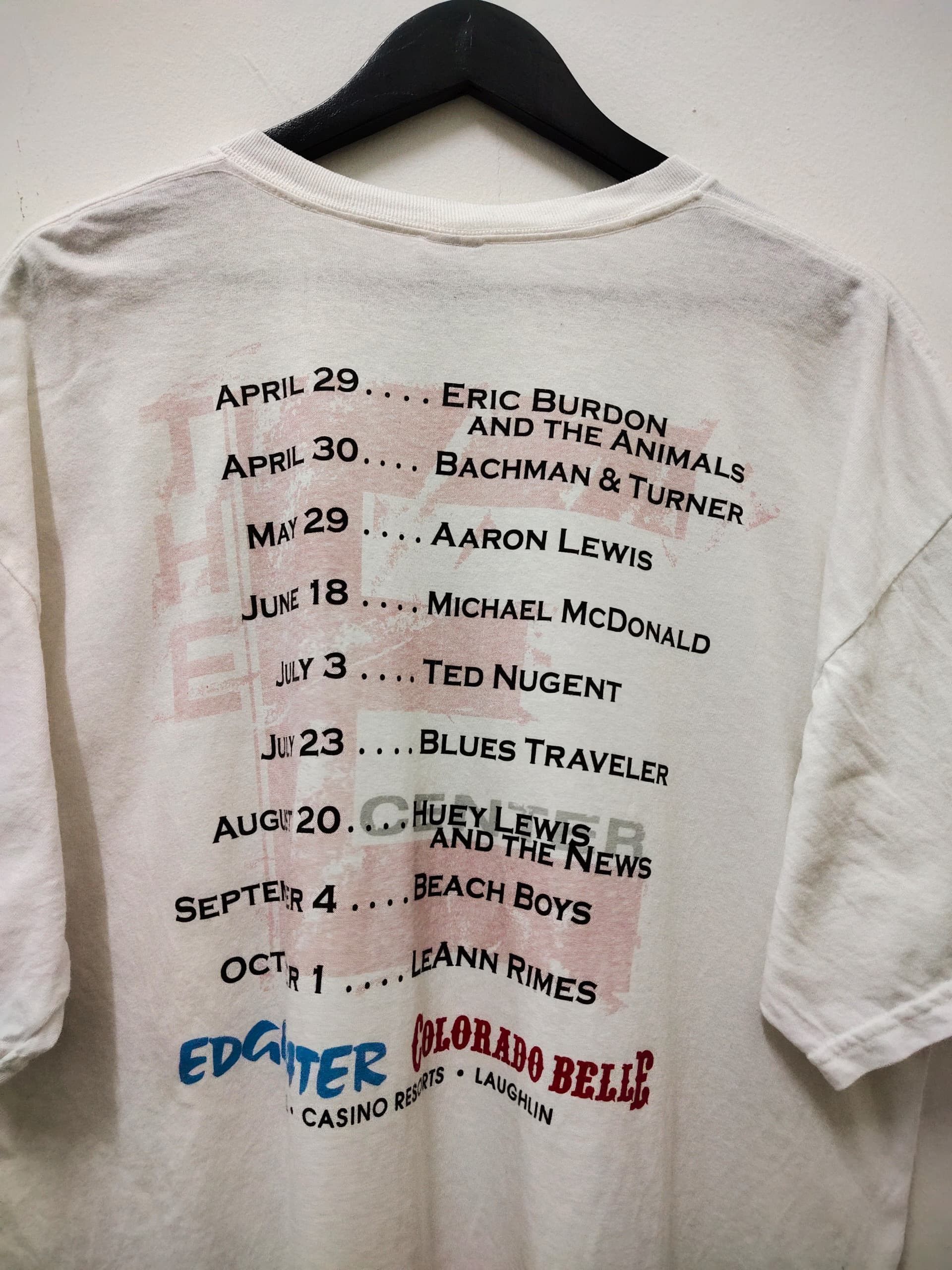 Vintage Eric Burden & The Animals rock band E center t shirt