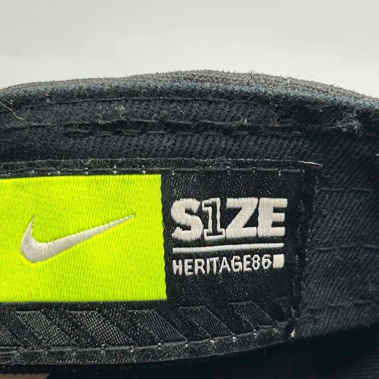 Nike Nike Heritage 86 Hat Men Black Embroidered Logo Strap Back Size ONE SIZE - 8 Thumbnail