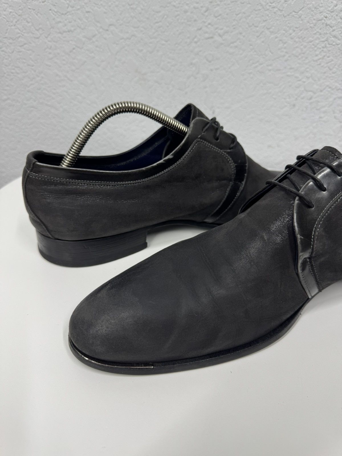 FABI Shoes Luxury FABI Elegant Suede Italian Desig Leather Prada Size US 12 / EU 45 - 11 Thumbnail