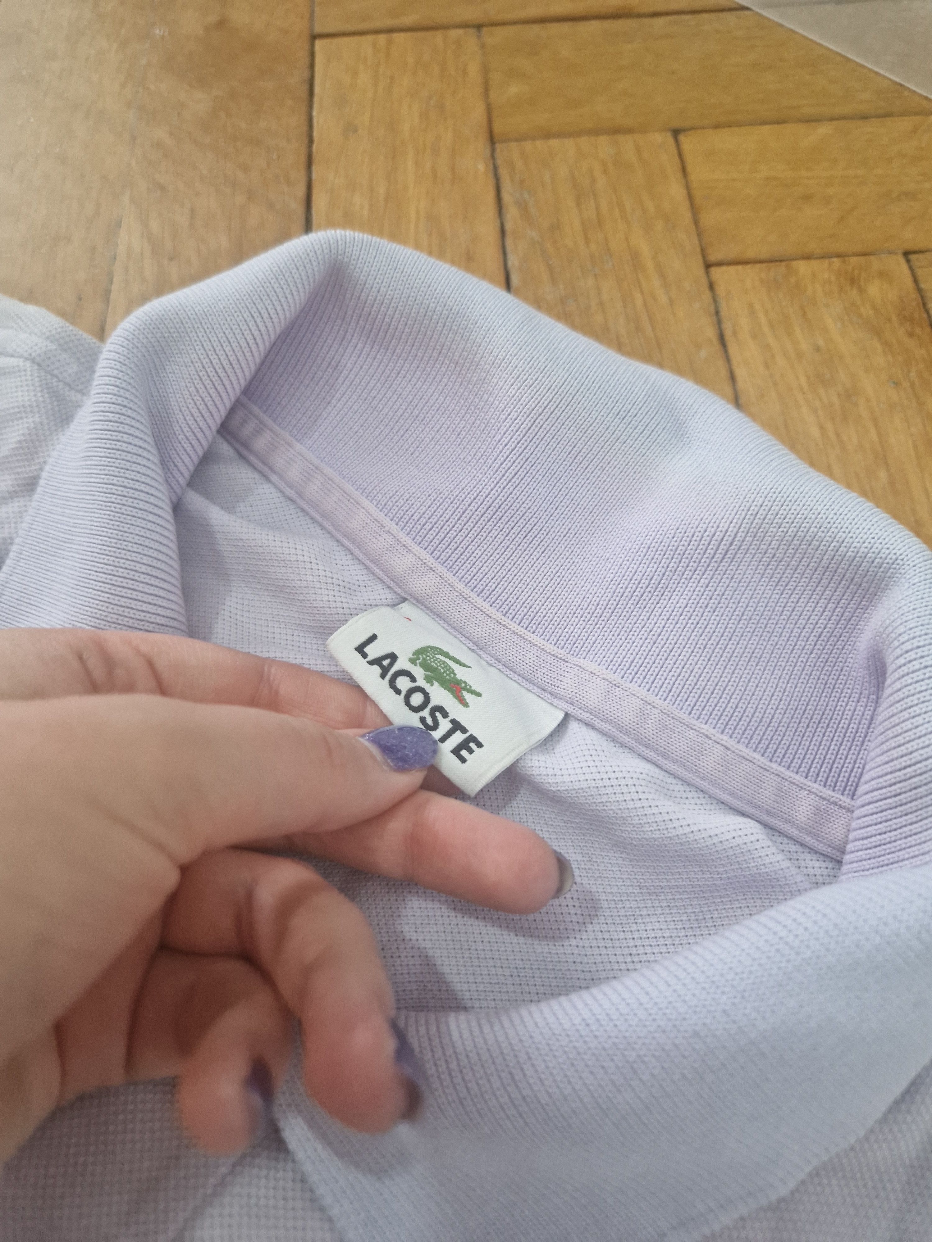 Lacoste Lacoste lavender vintage polo tee Size US XXL / EU 58 / 5 - 4 Thumbnail