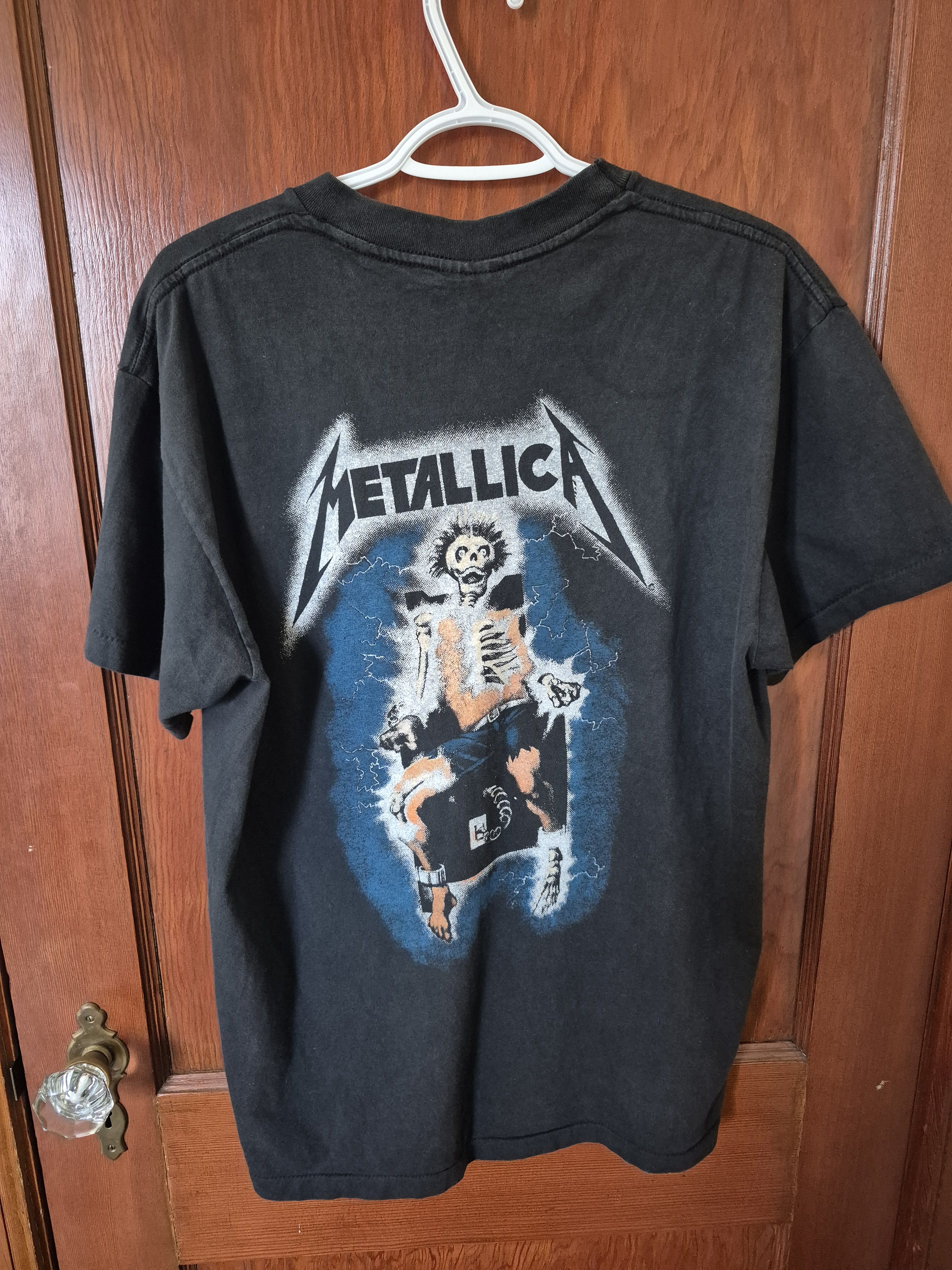 Metallica 90's Vintage Metallica Ride The Lightning Tee Size US L / EU 52-54 / 3 - 3 Thumbnail