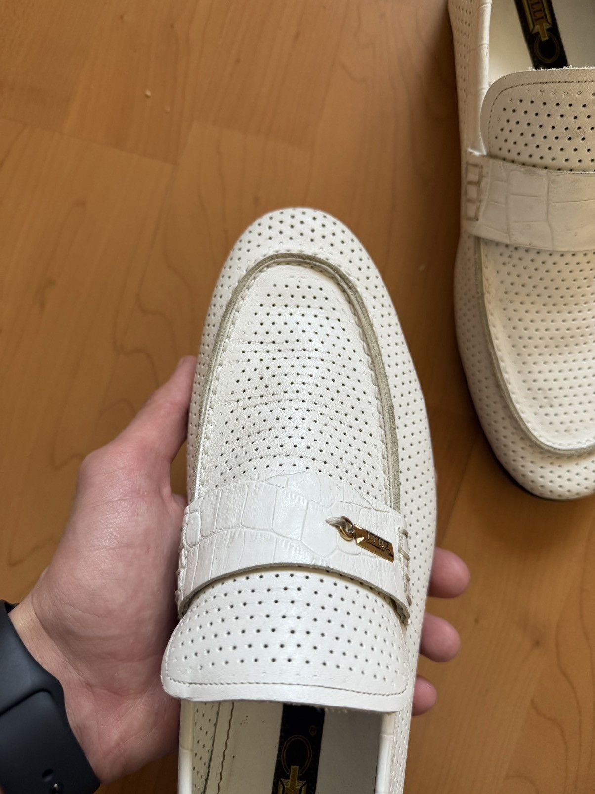 Vintage × Zilli Zilli Crocodile loafers Luxury shoes Size 40 Size US 7.5 / EU 40-41 - 12 Thumbnail