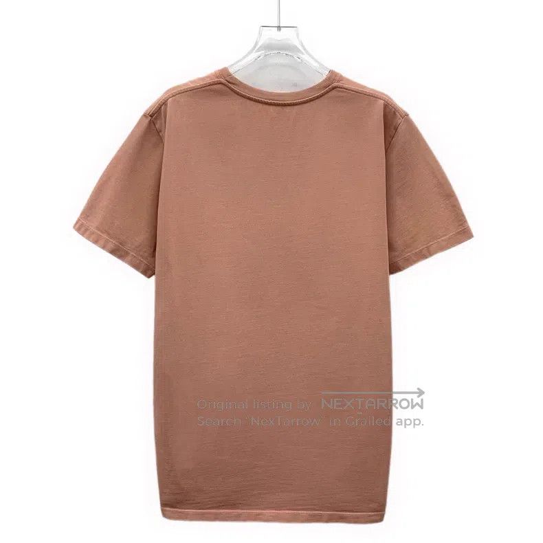 Loewe Loewe Pink Logo Embroidered Crew Neck Cotton Short Sleeve Size XS / US 0-2 / IT 36-38 - 2 Thumbnail