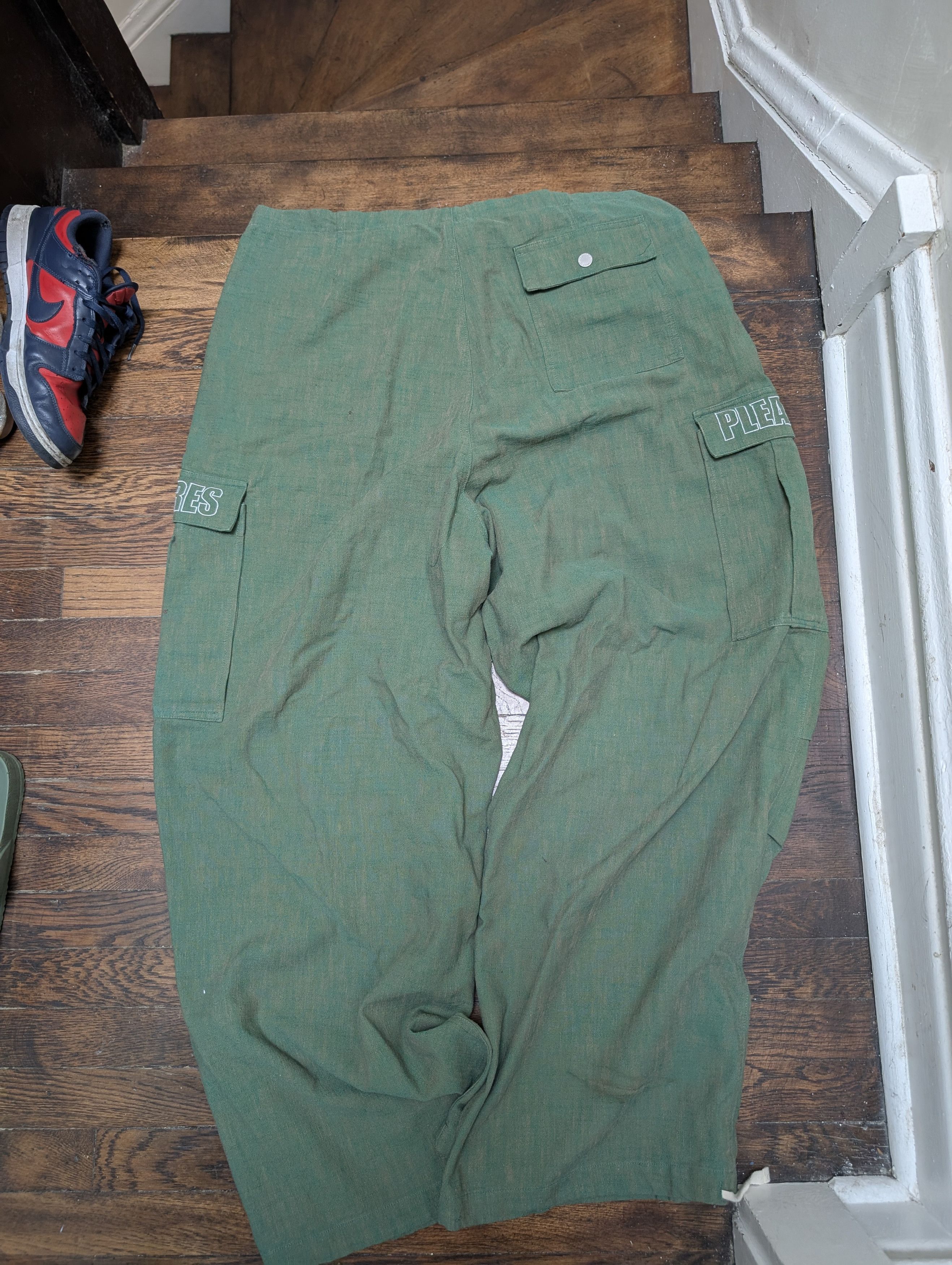 Pleasures Pleasures Visitor Wide Cargo Pants Size US 36 / EU 52 - 2 Thumbnail