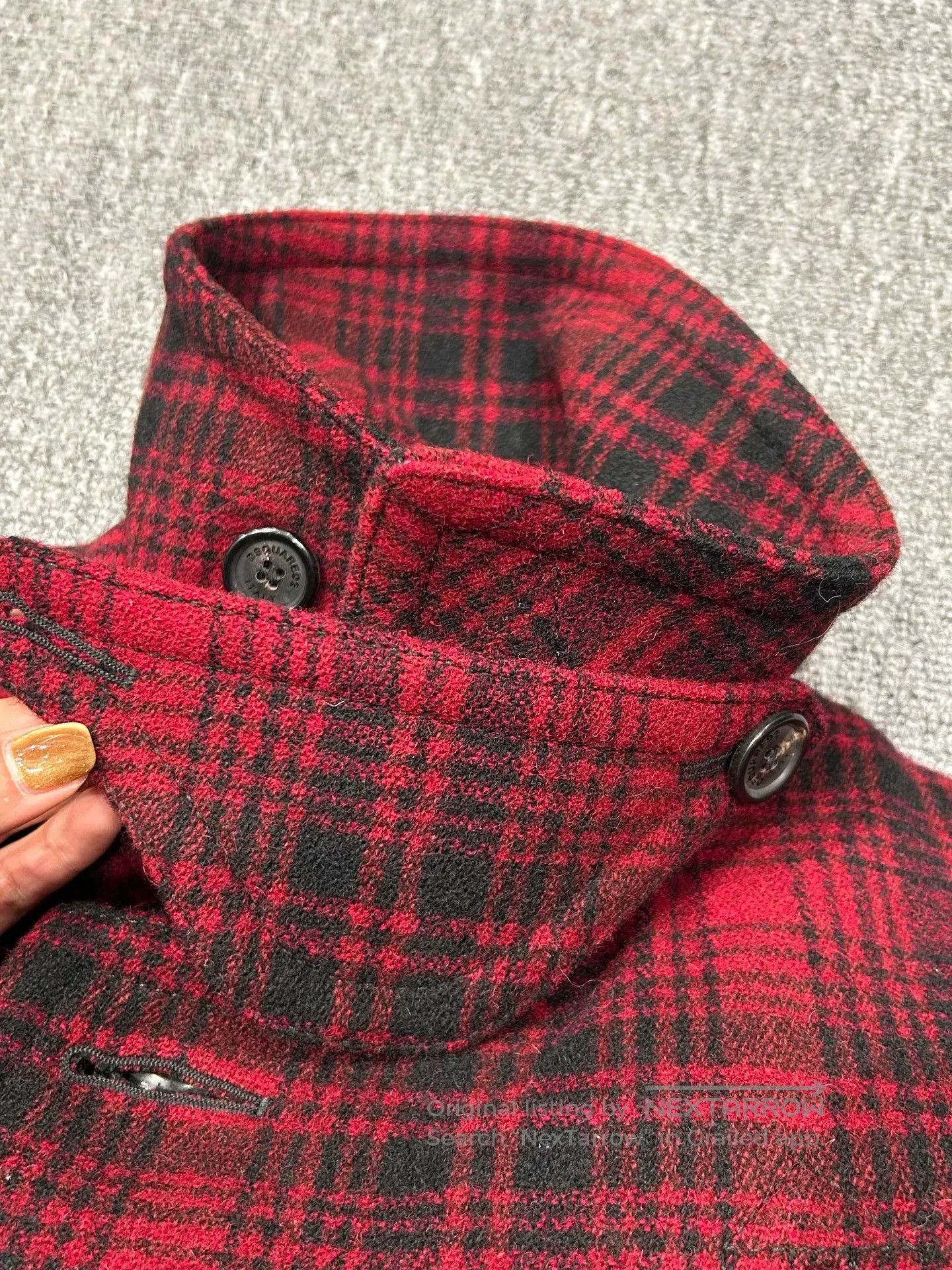 Dsquared2 DSQUARED2 Women's Wool Coat. Size XS / US 0-2 / IT 36-38 - 2 Thumbnail