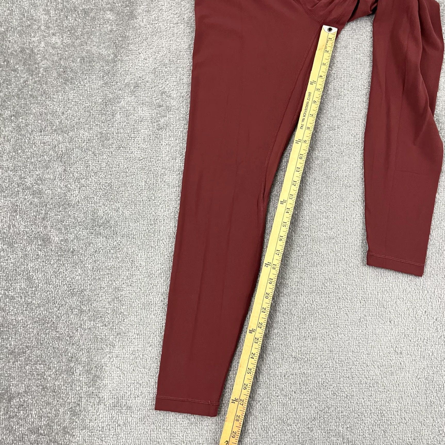Lululemon Lululemon Align Pants Womens Size 10 28 Mulled Wine Red Active Fitness Yoga Size 32" / US 10 / IT 46 - 7 Thumbnail