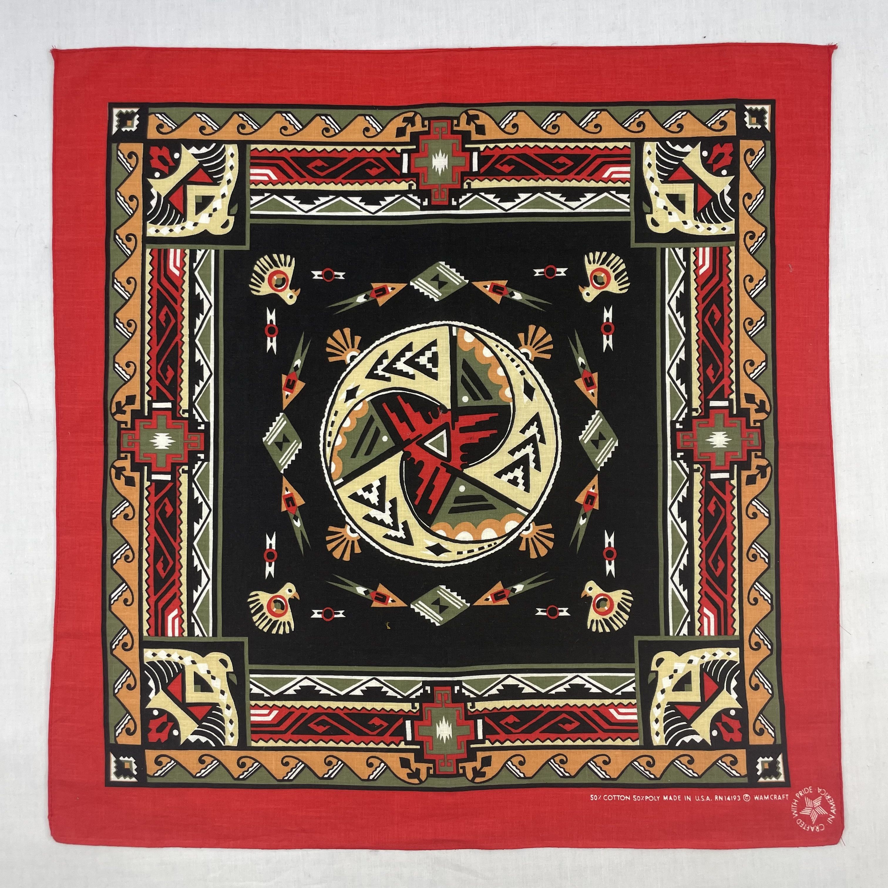 Vintage Vintage 90s Navajo Bandana Handkerrchief H122N Size ONE SIZE - 1 Thumbnail