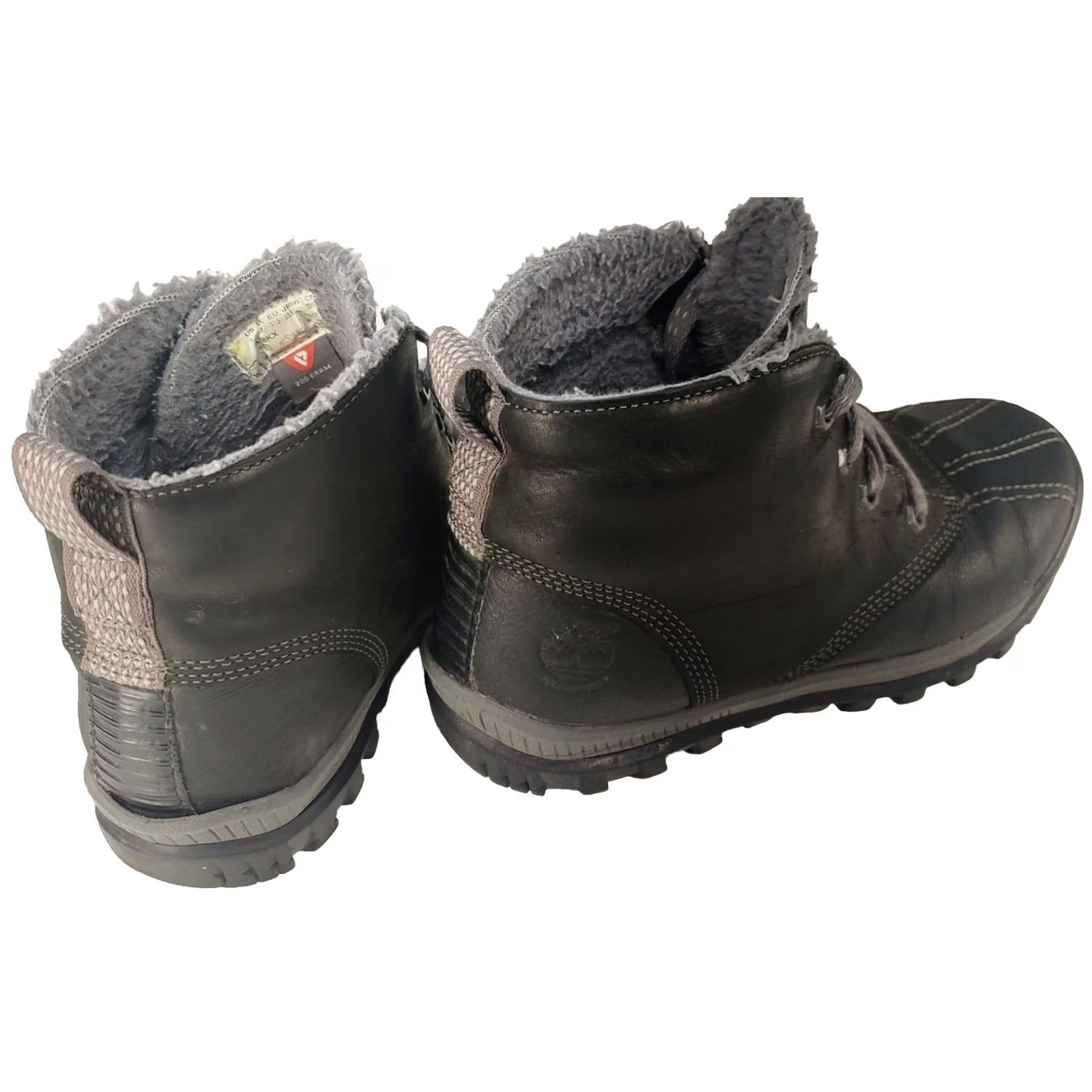 Timberland Timberland Women's 6.5M Black Leather Ankle Boot Lace Up Hiker Model 5291 Size US 7 / IT 37 - 4 Thumbnail