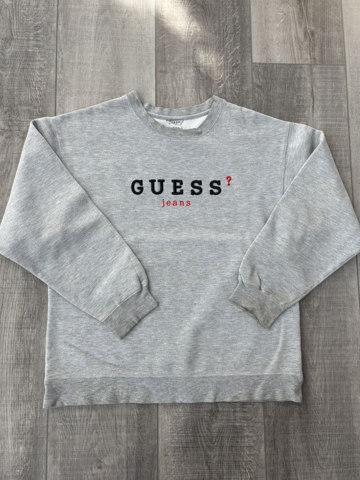 Guess × Vintage Vintage Guess Jeans Crewneck Size US L / EU 52-54 / 3 - 1 Thumbnail
