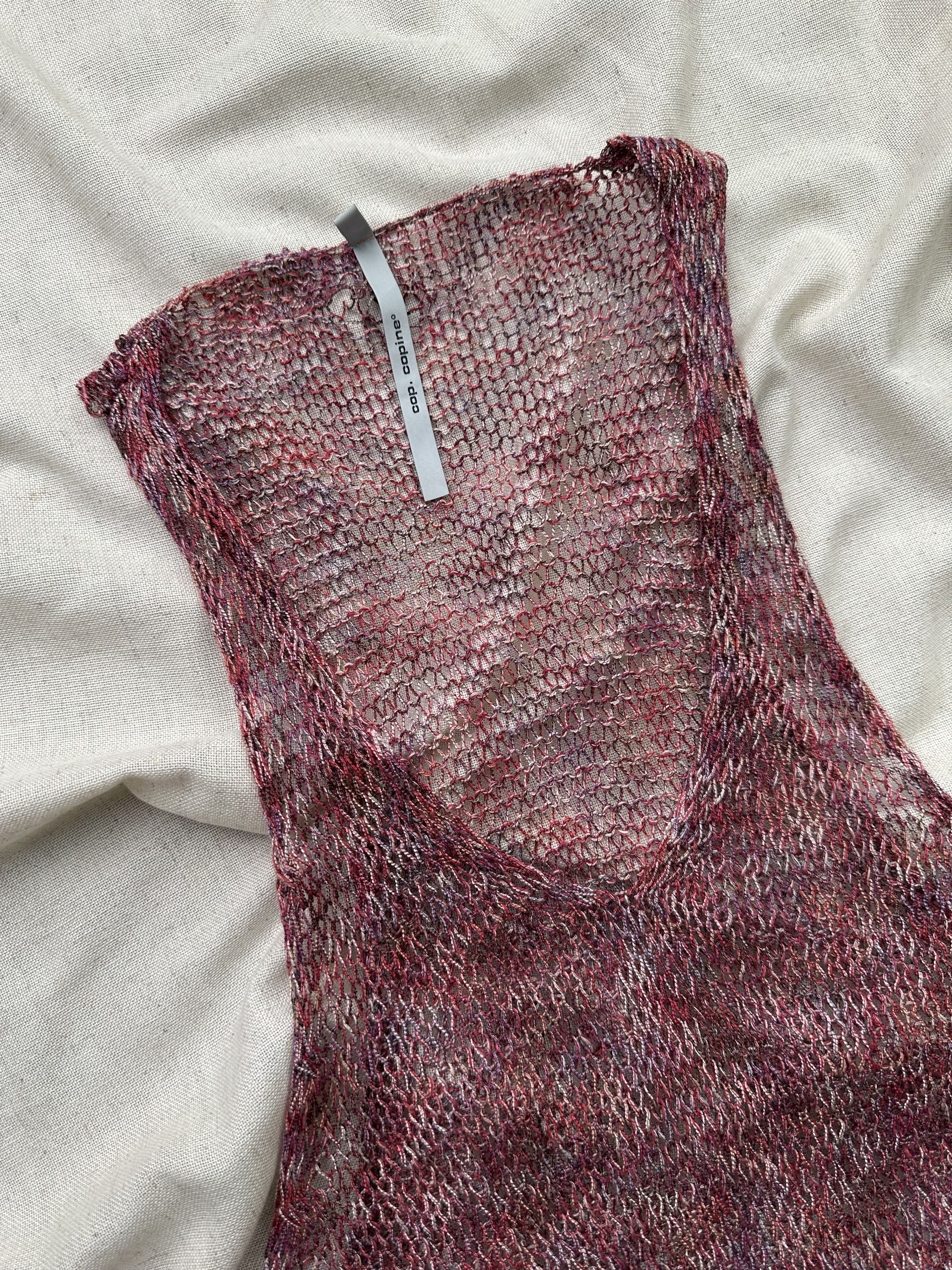 Cop Copine Cop Copine Knit Mesh Tank Top Size M / US 6-8 / IT 42-44 - 3 Thumbnail