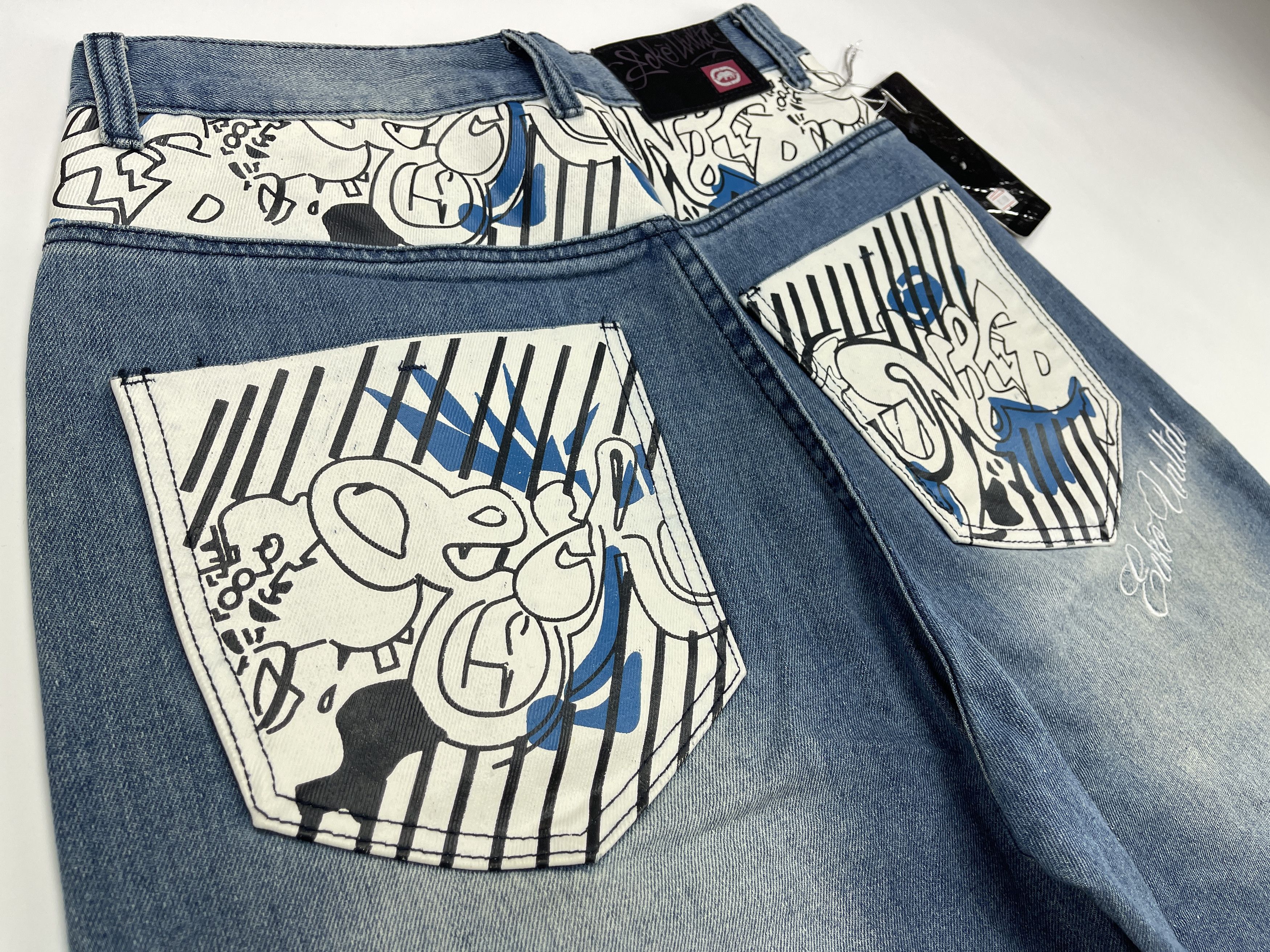 Ecko Unltd. Ecko Unltd shorts, vintage hip hop baggy jeans, 90s size 30 Size US 30 / EU 46 - 4 Thumbnail