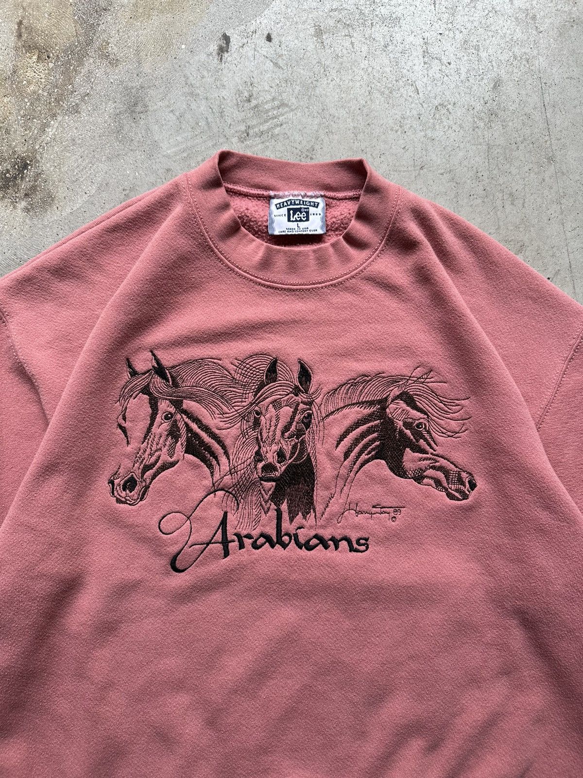 Vintage Y2K Vintage Arabians Graphic sweatshirt Size US L / EU 52-54 / 3 - 3 Thumbnail