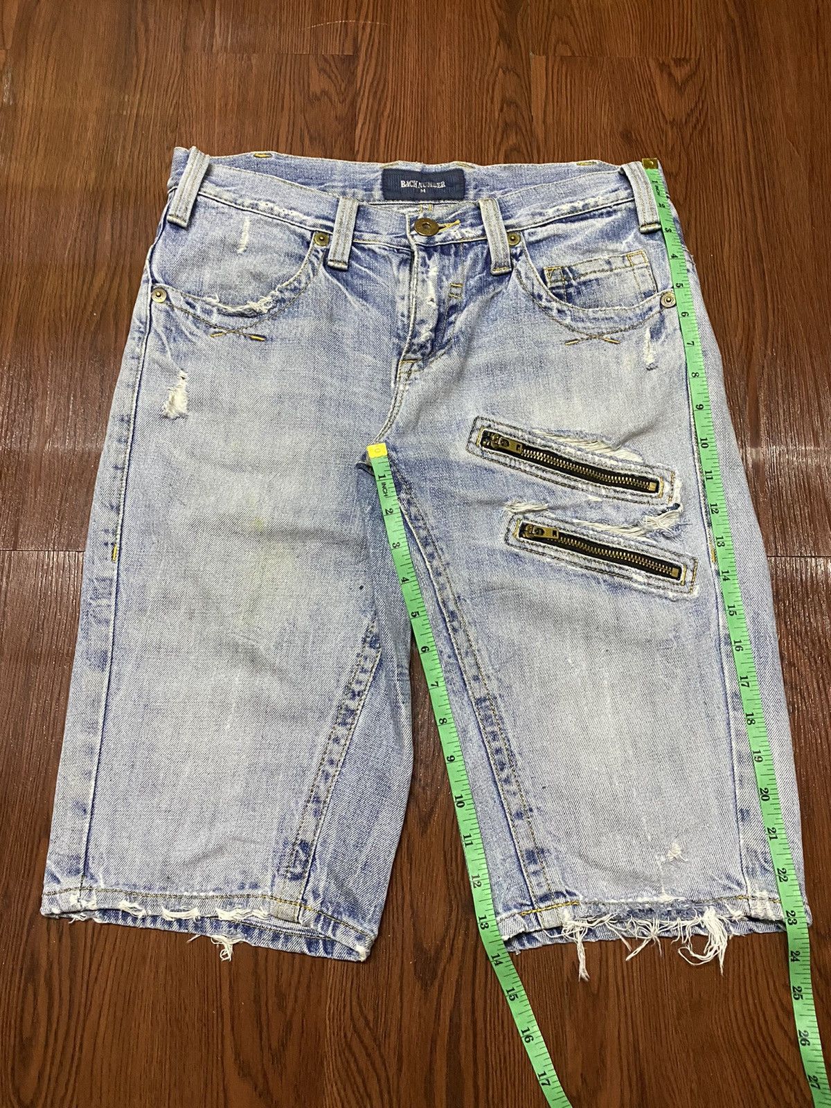 Japanese Brand Vintage Japanese Brands Bondage Punk Style Jorts Jeans Size US 32 / EU 48 - 5 Thumbnail