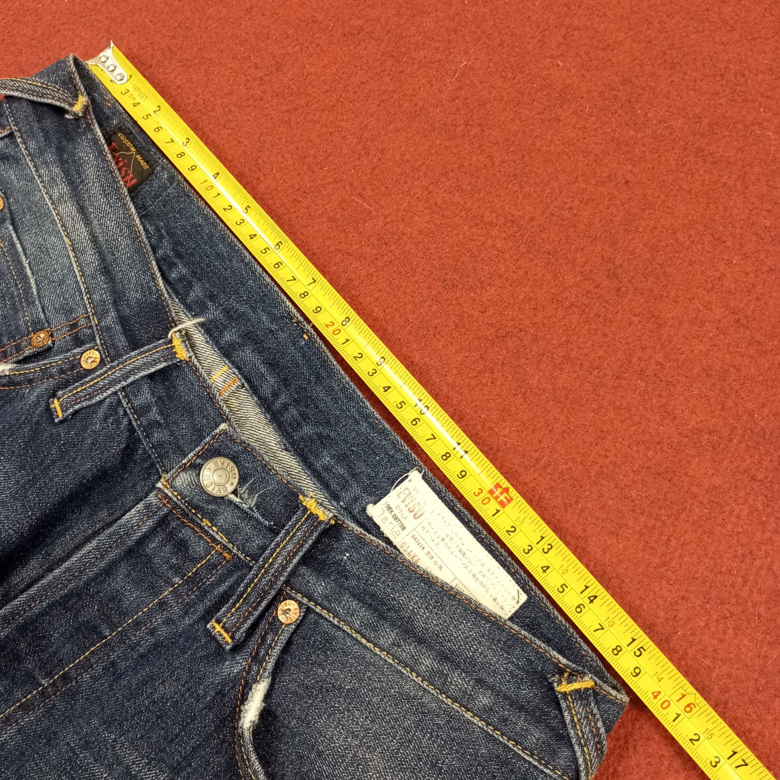 Evisu × Japanese Brand × Vintage Evisu Japanese Brand Fashion Style Custom Daicock Jeans Size US 31 - 7 Thumbnail