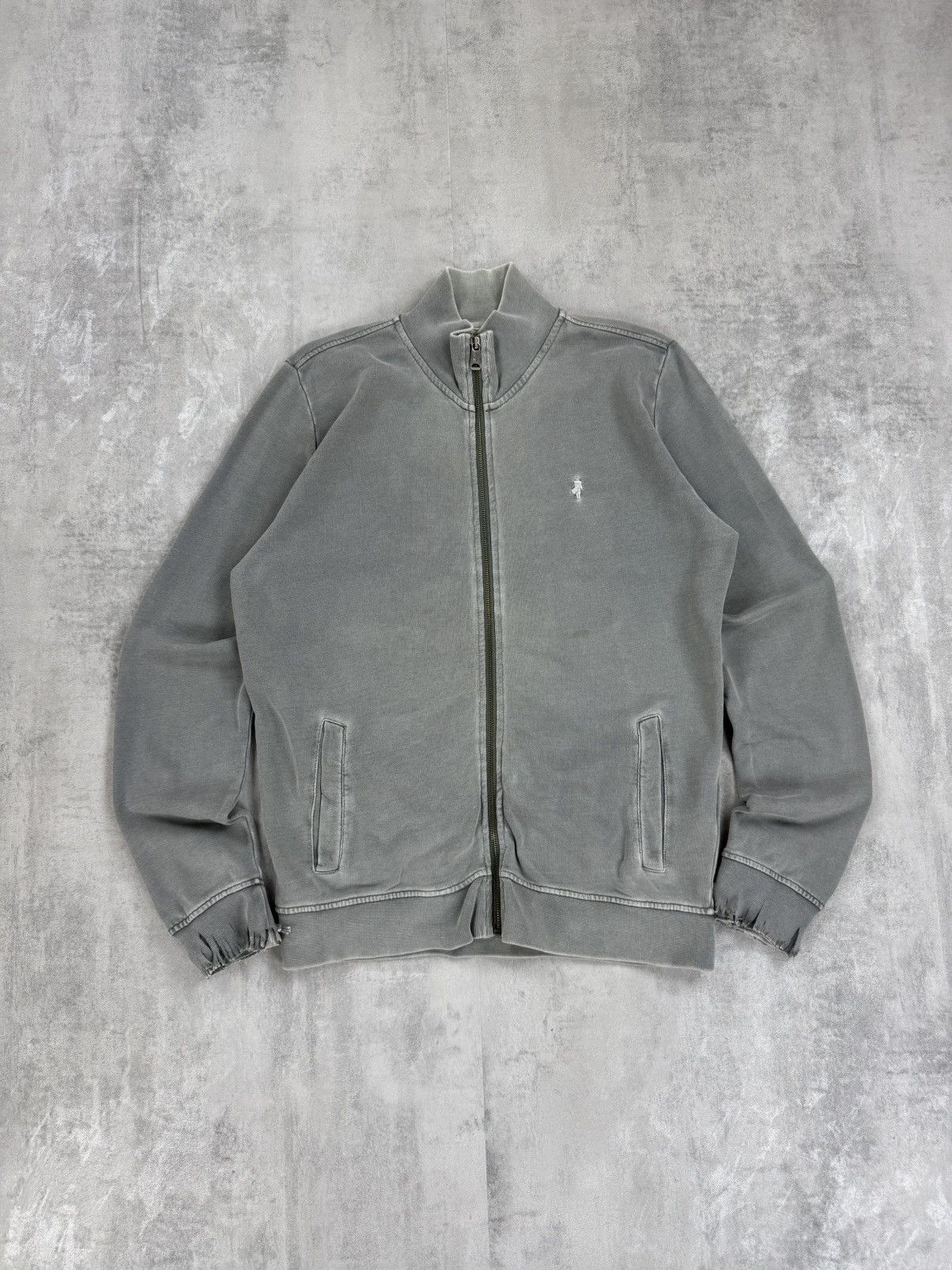 Vintage Marlboro Classics Vintage washed grey cardigan full zip Size US L / EU 52-54 / 3 - 1 Thumbnail