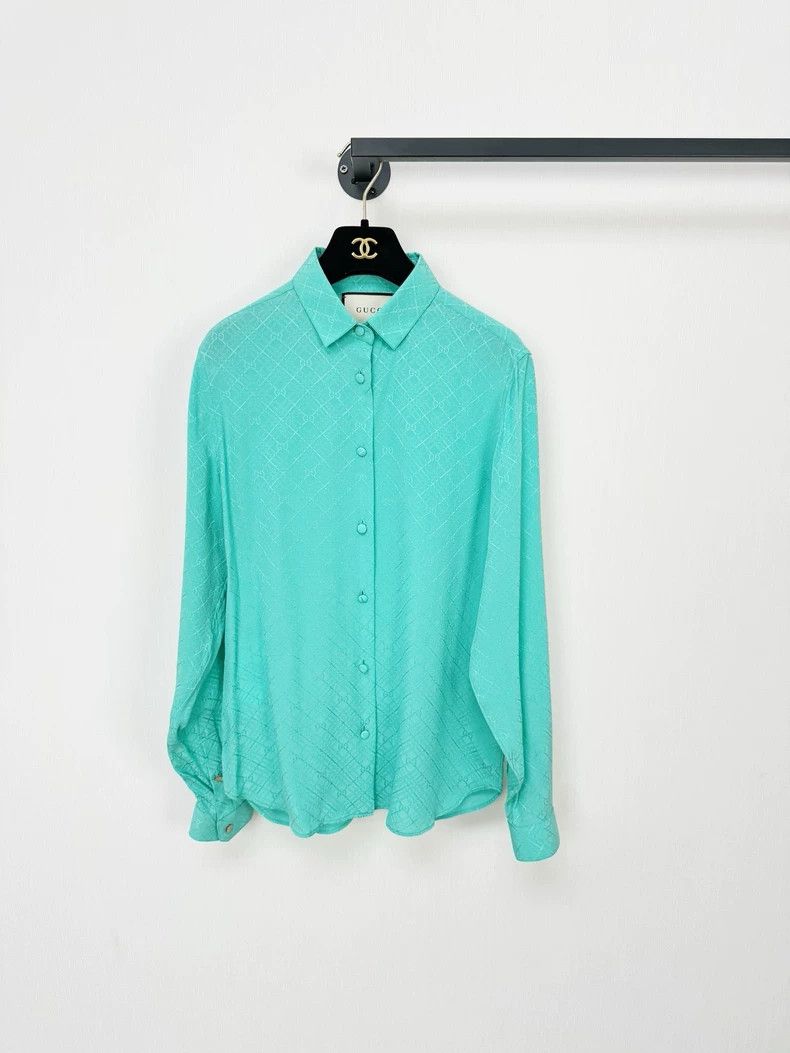 Gucci Gucci Silk shirt 2502-Nextarrow Size US XXS / EU 40 - 1 Thumbnail