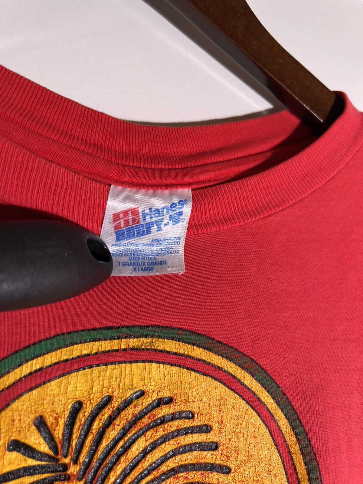 Vintage 90’s VTG Vintage Give Thanks & Praise Rasta Lion Retro Shirt Size US XL / EU 56 / 4 - 13 Thumbnail