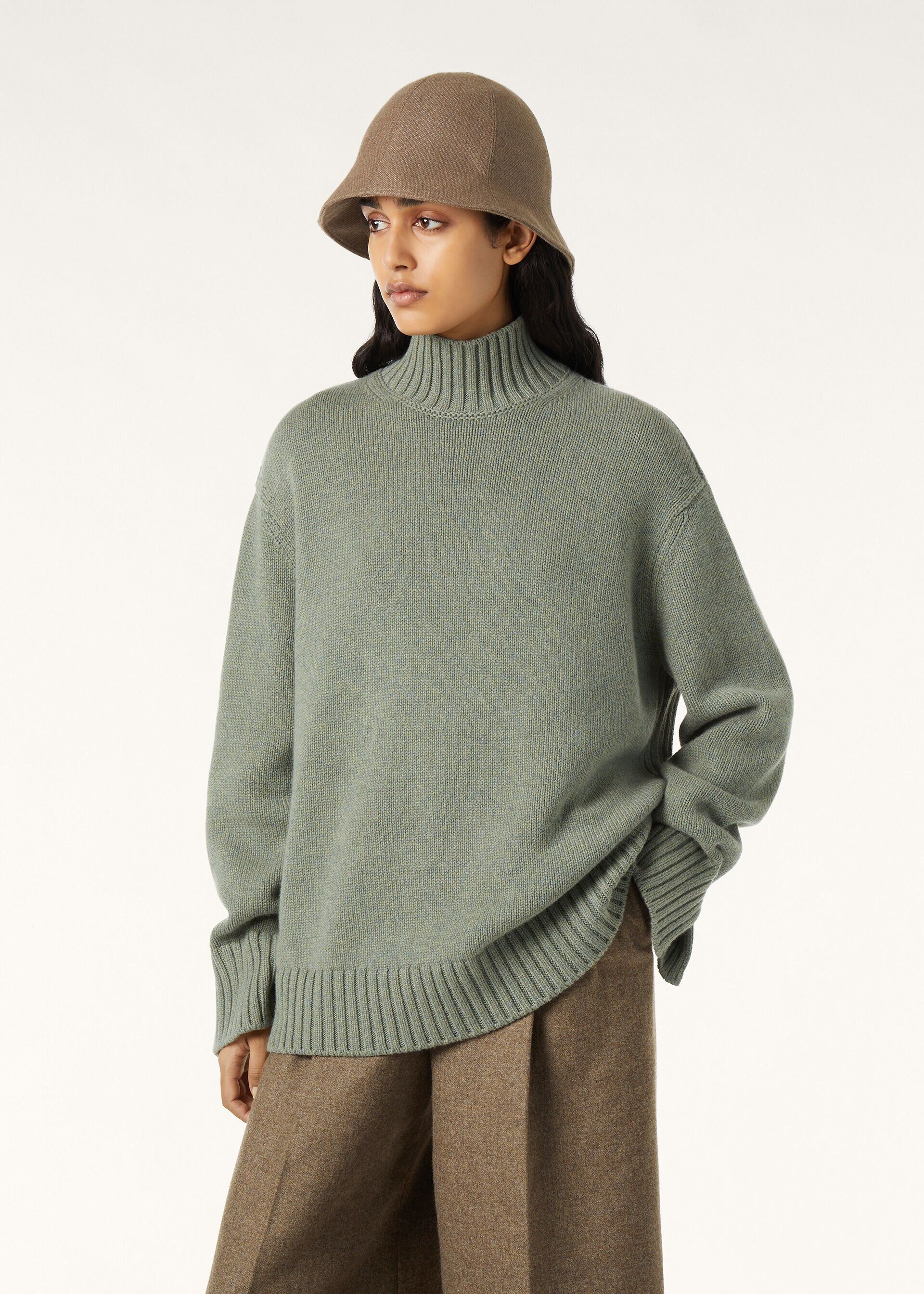 Loro Piana os11x0426 FRW0018 Parksville Turtleneck Sweater in Green Size XS / US 0-2 / IT 36-38 - 4 Thumbnail