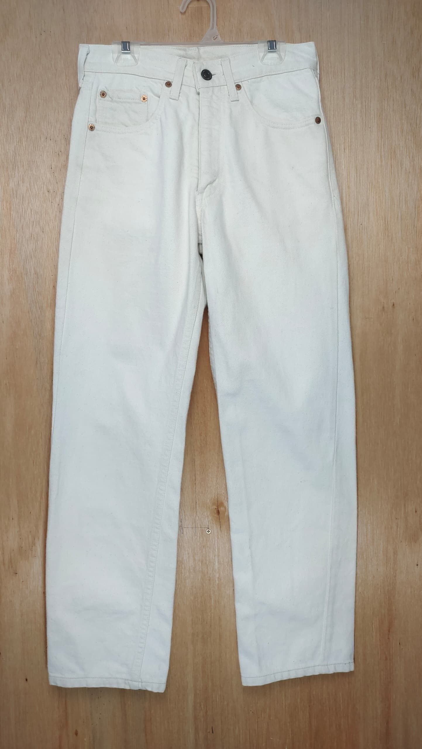 Levi's × Levi's Vintage Clothing × Vintage RARE VINTAGE LEVIS 503-0252 HIGH WAIST WHITE LEVIS Size 27" / US 4 / IT 40 - 1 Thumbnail