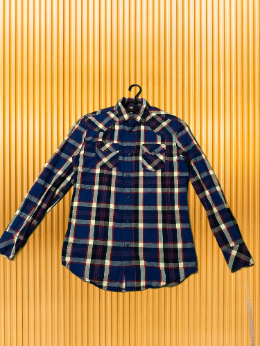 Diesel Y2K DIESEL Flannel Two Pocket Check Plaid Shirt Size US S / EU 44-46 / 1 - 1 Thumbnail