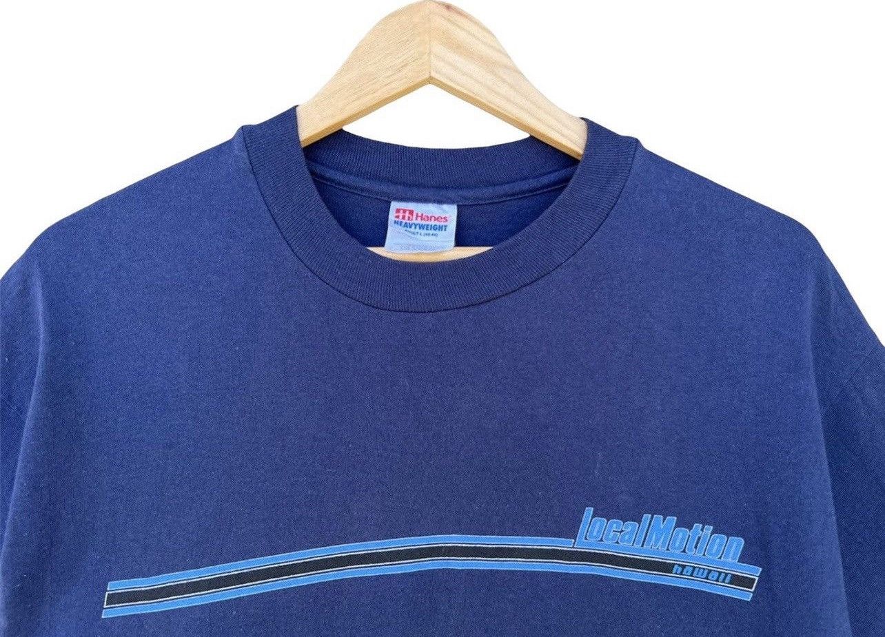Vintage Vintage 90s Local Motion Spellout Logo Large Blue Tee Size US L / EU 52-54 / 3 - 5 Thumbnail