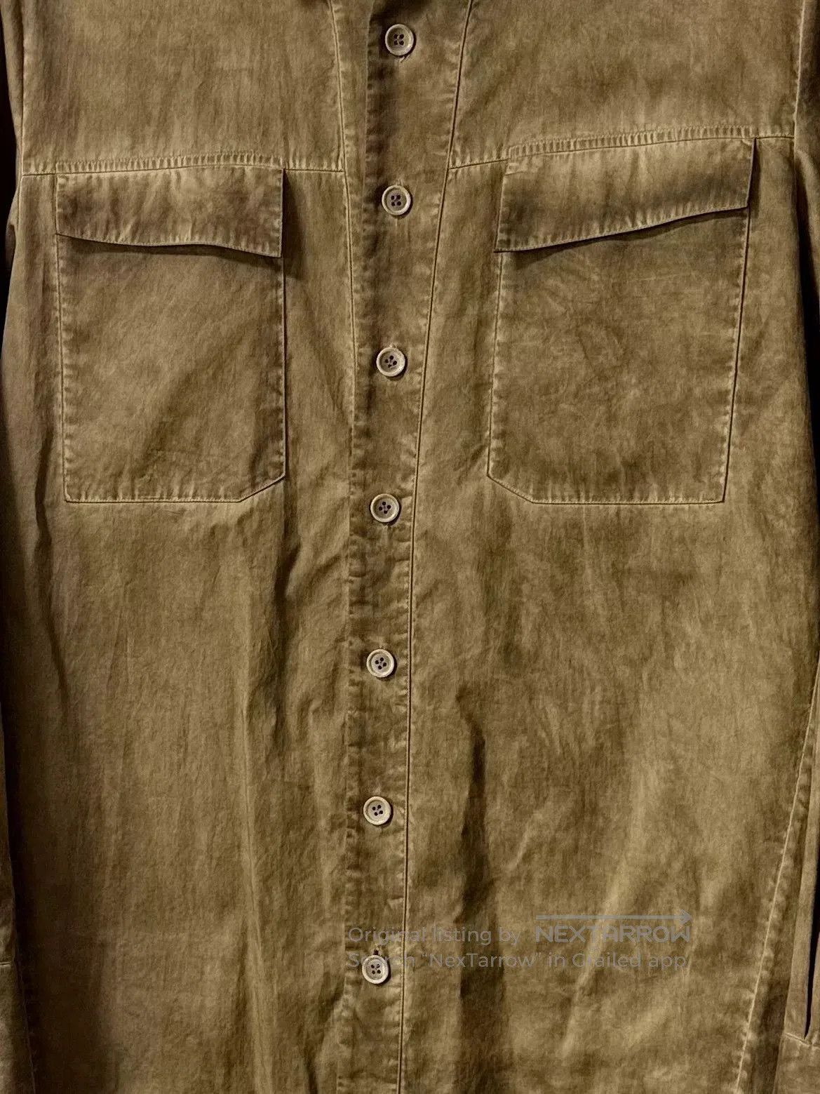 Japanese Brand Dark Pioneer Cold-Dye Long Shirt. Size US L / EU 52-54 / 3 - 4 Thumbnail